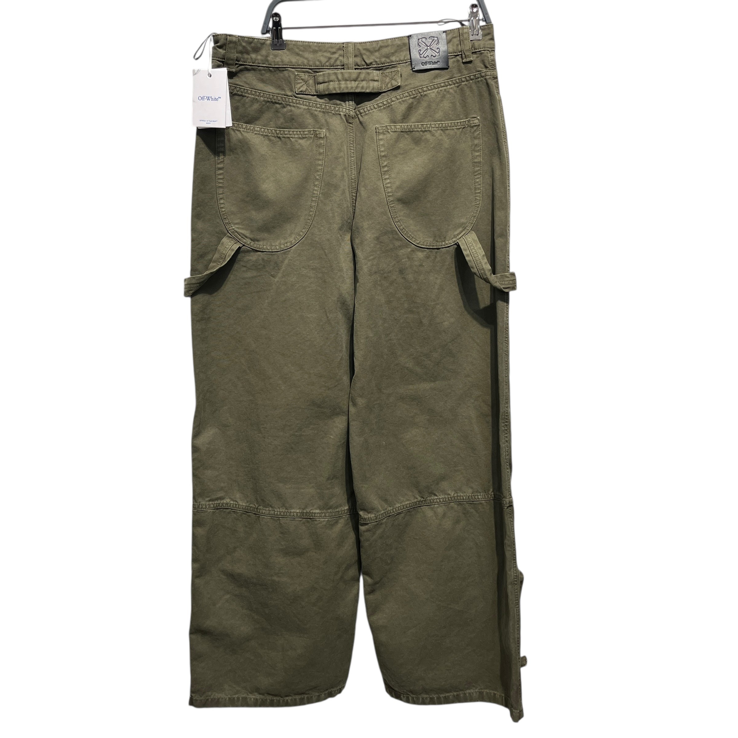 OFF-WHITE/Carpenter Pants/34/Cotton/GRN/ view 2