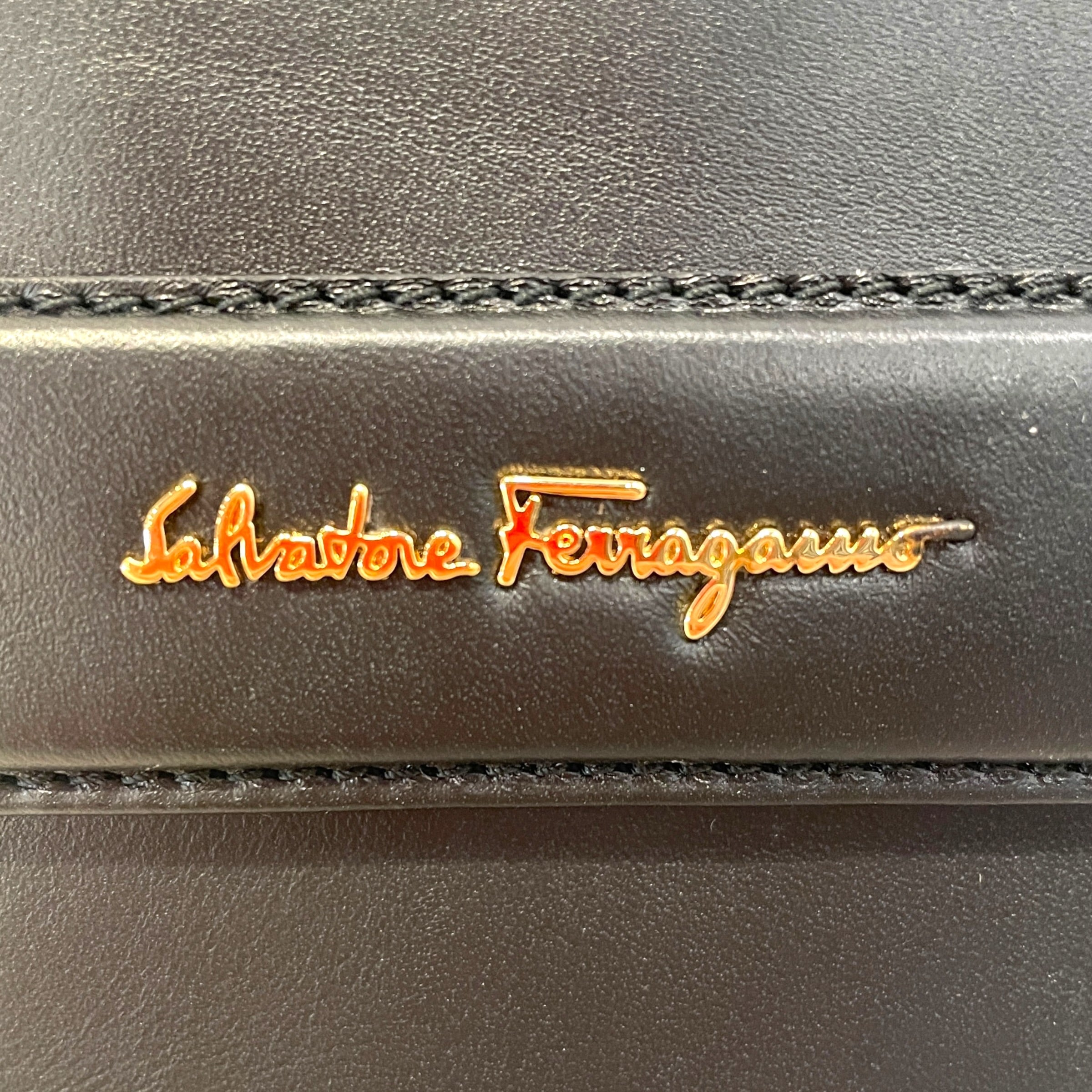 Salvatore Ferragamo/Wallet/Leather/BLK/M's/ view 5
