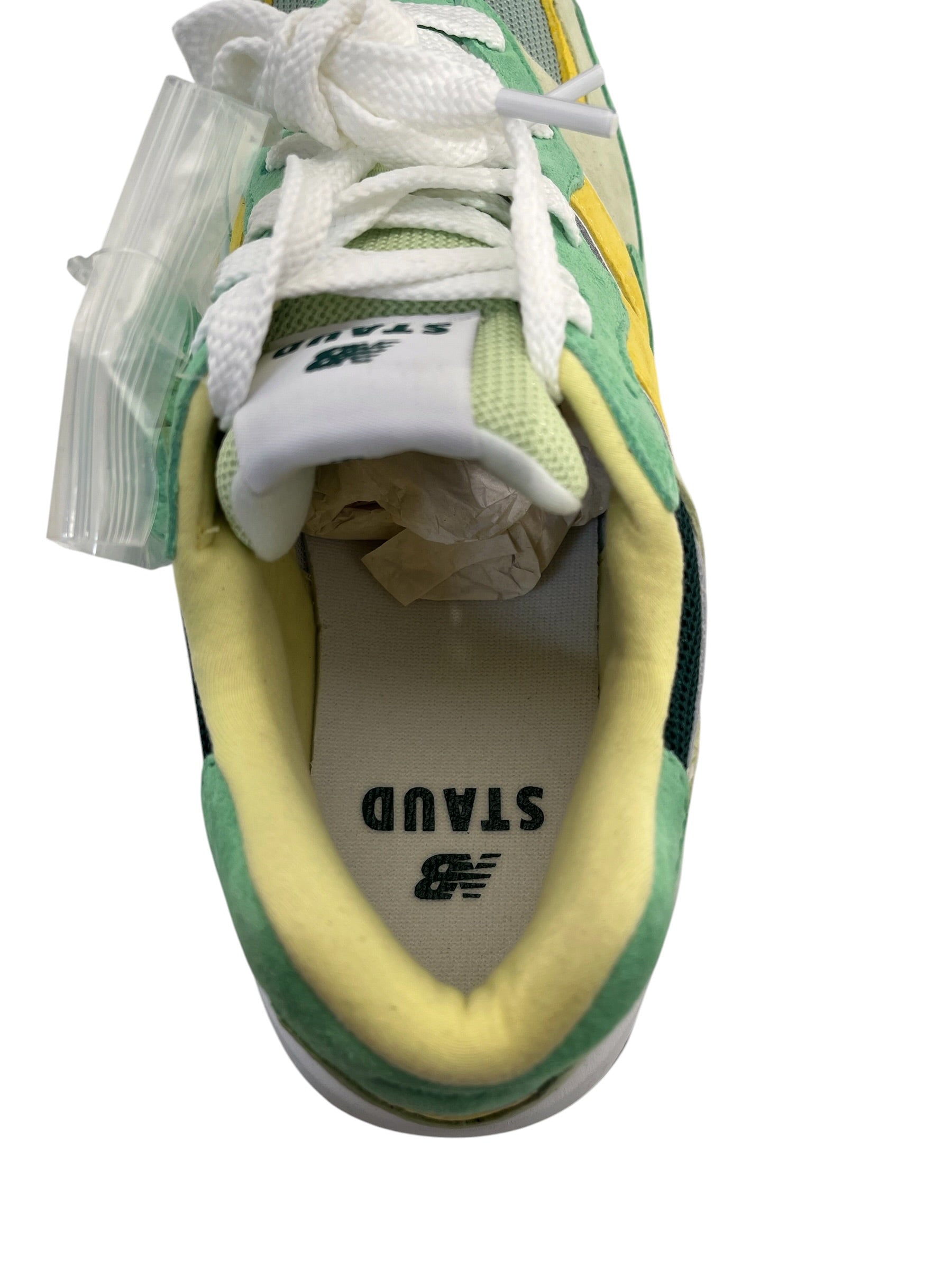 NEW BALANCE/Low-Sneakers/US 9.5/Suede/GRN/Staud 574 view 3