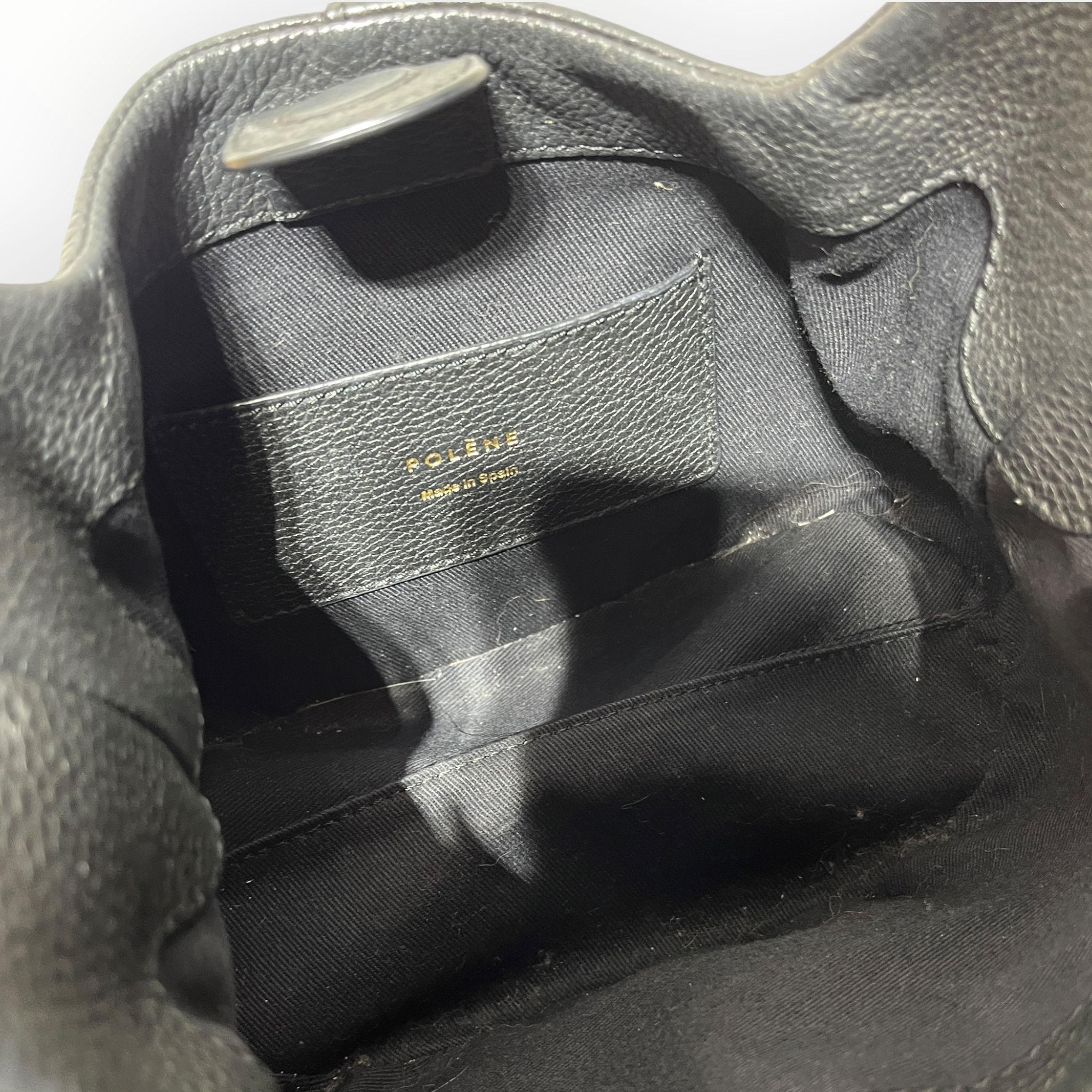 POLENE/Bag/Leather/BLK/ view 4