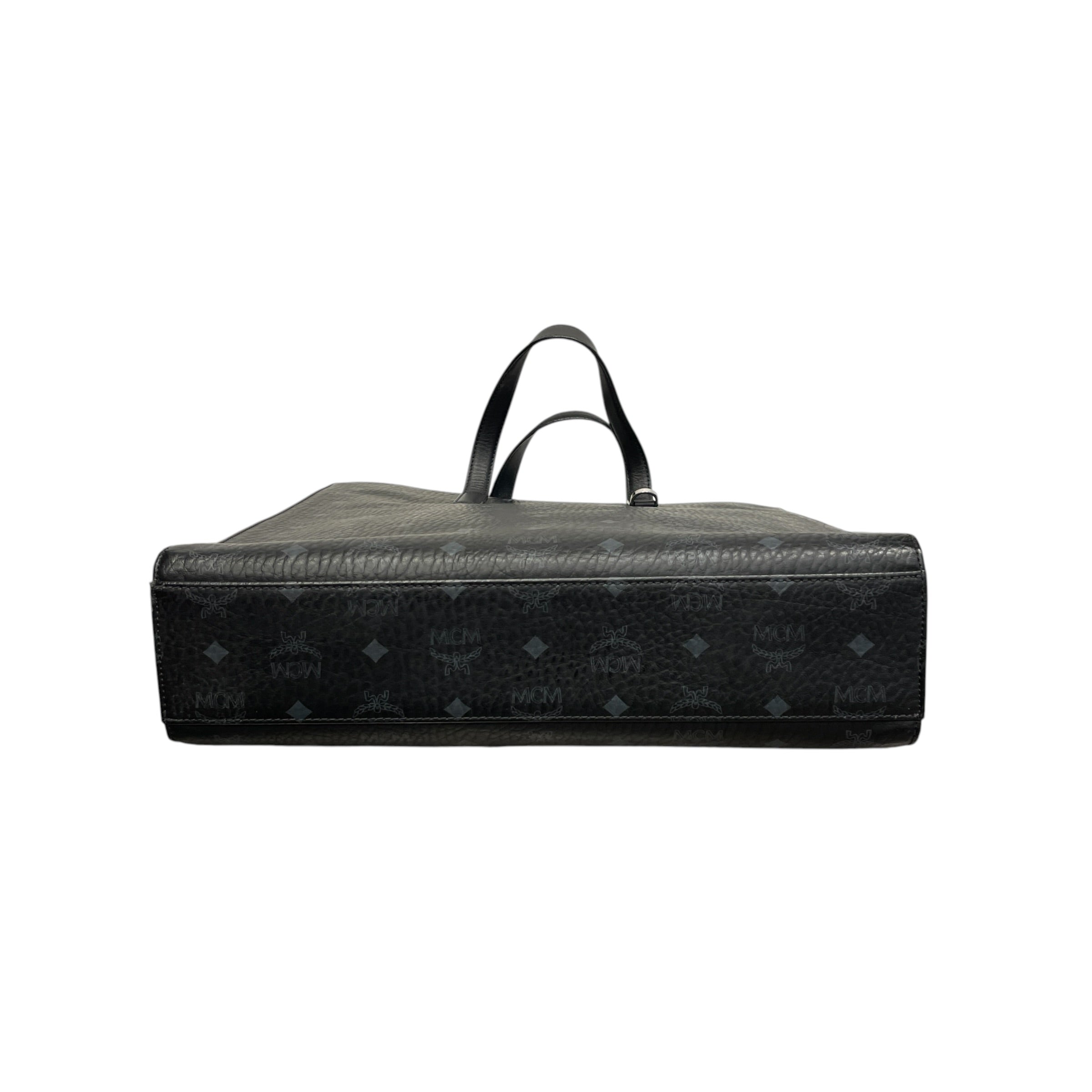 MCM/Cross Body Bag/Monogram/Leather/BLK/MCM AREN TOTE CROSSBODY view 3