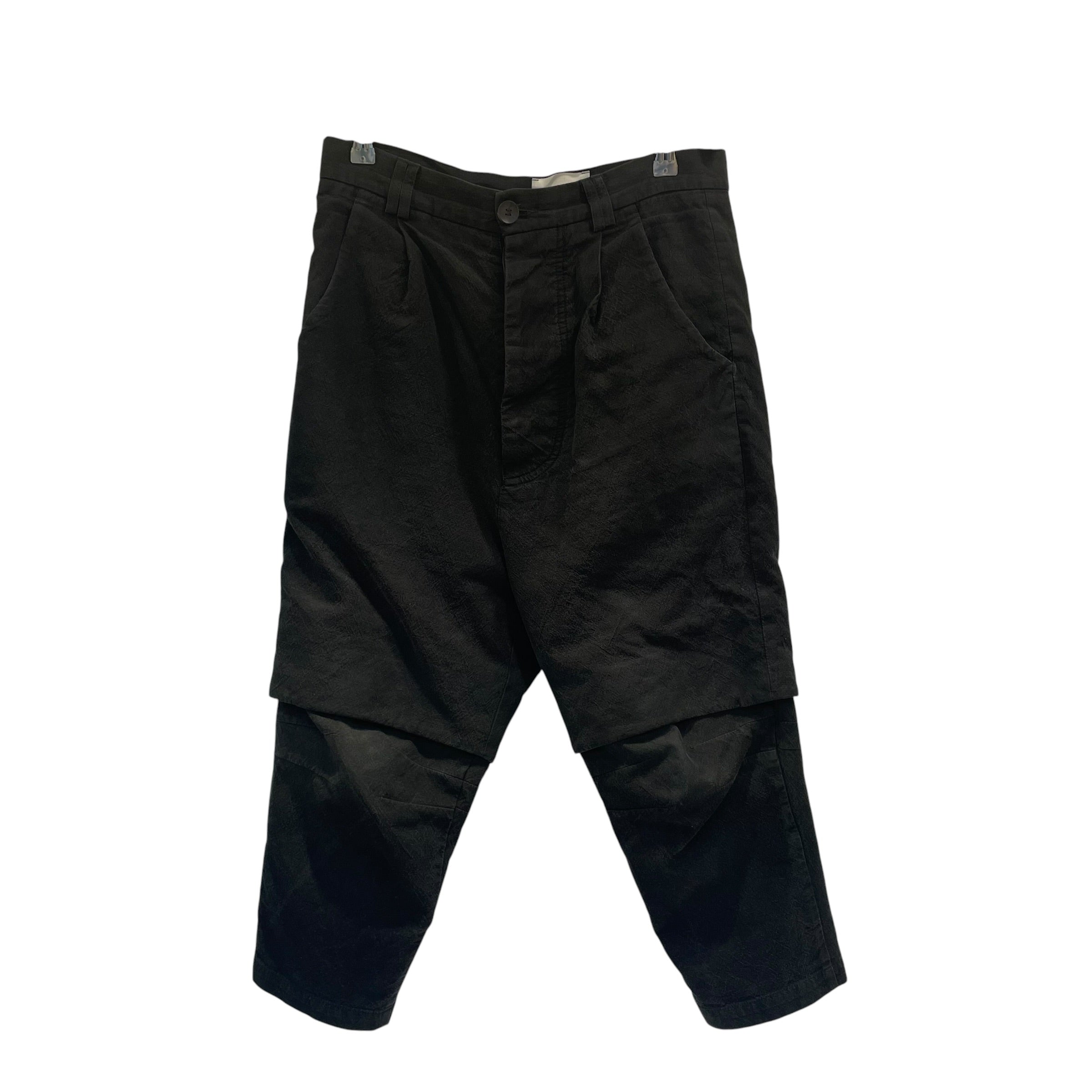 SONG FOR THE MUTE/Straight Pants/M/Cotton/BLK/ view 1