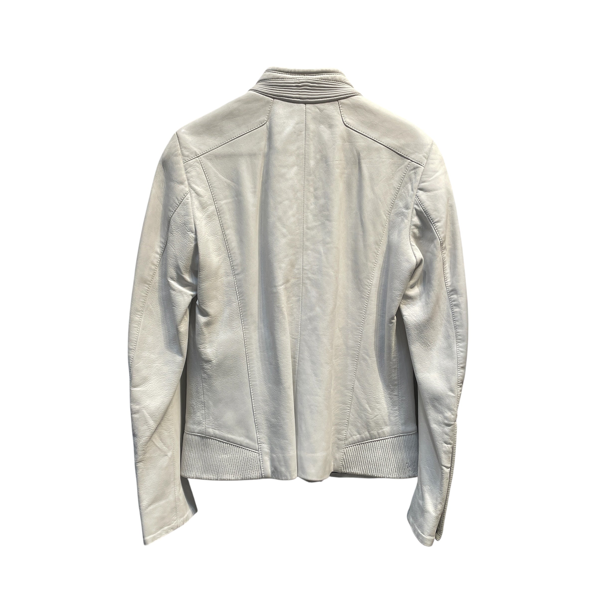 Porsche Design/Riders Jkt (S)/M/Leather/WHT/ view 2