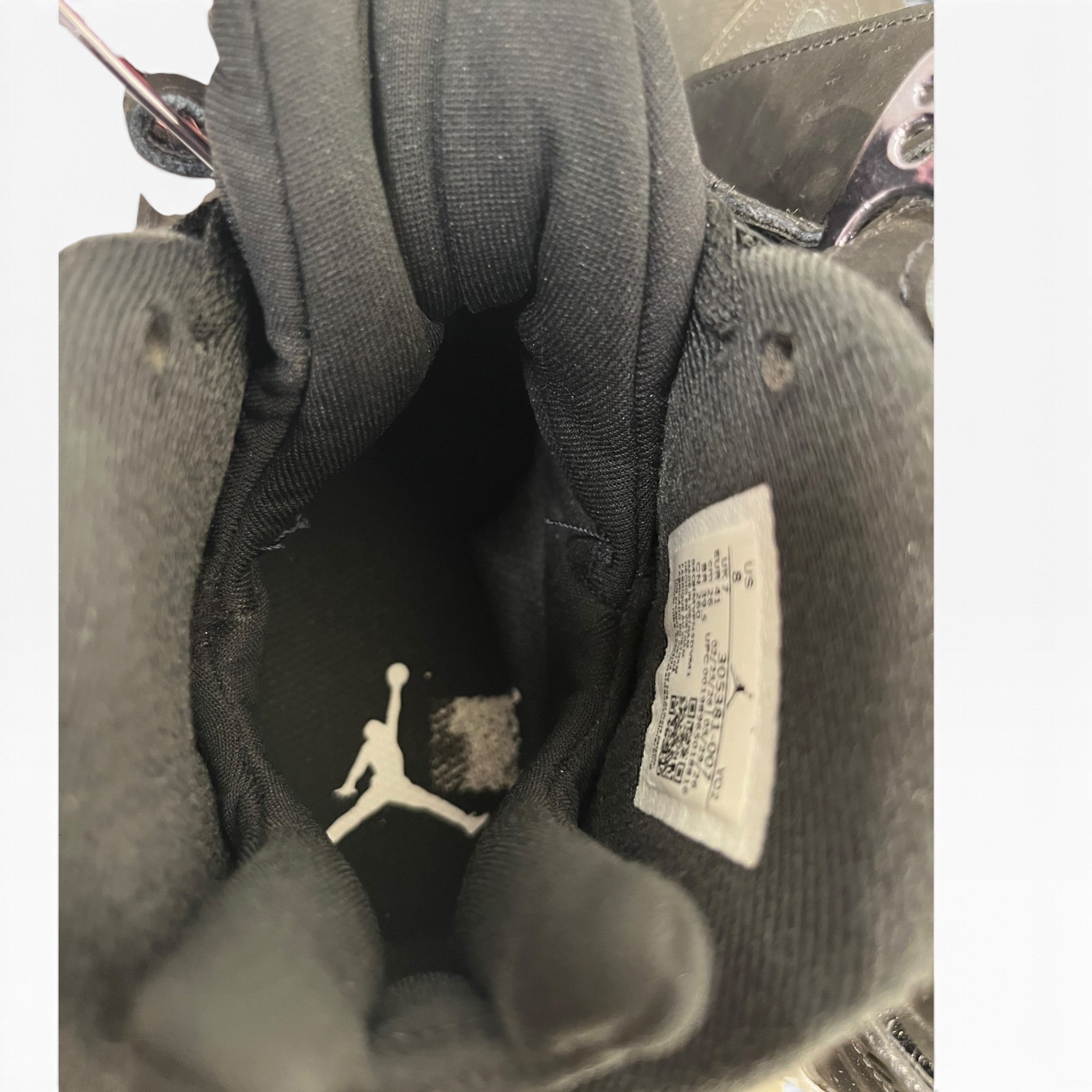 JORDAN BRAND/Hi-Sneakers/US 8/Suede/BLK/RETRO 8 view 3