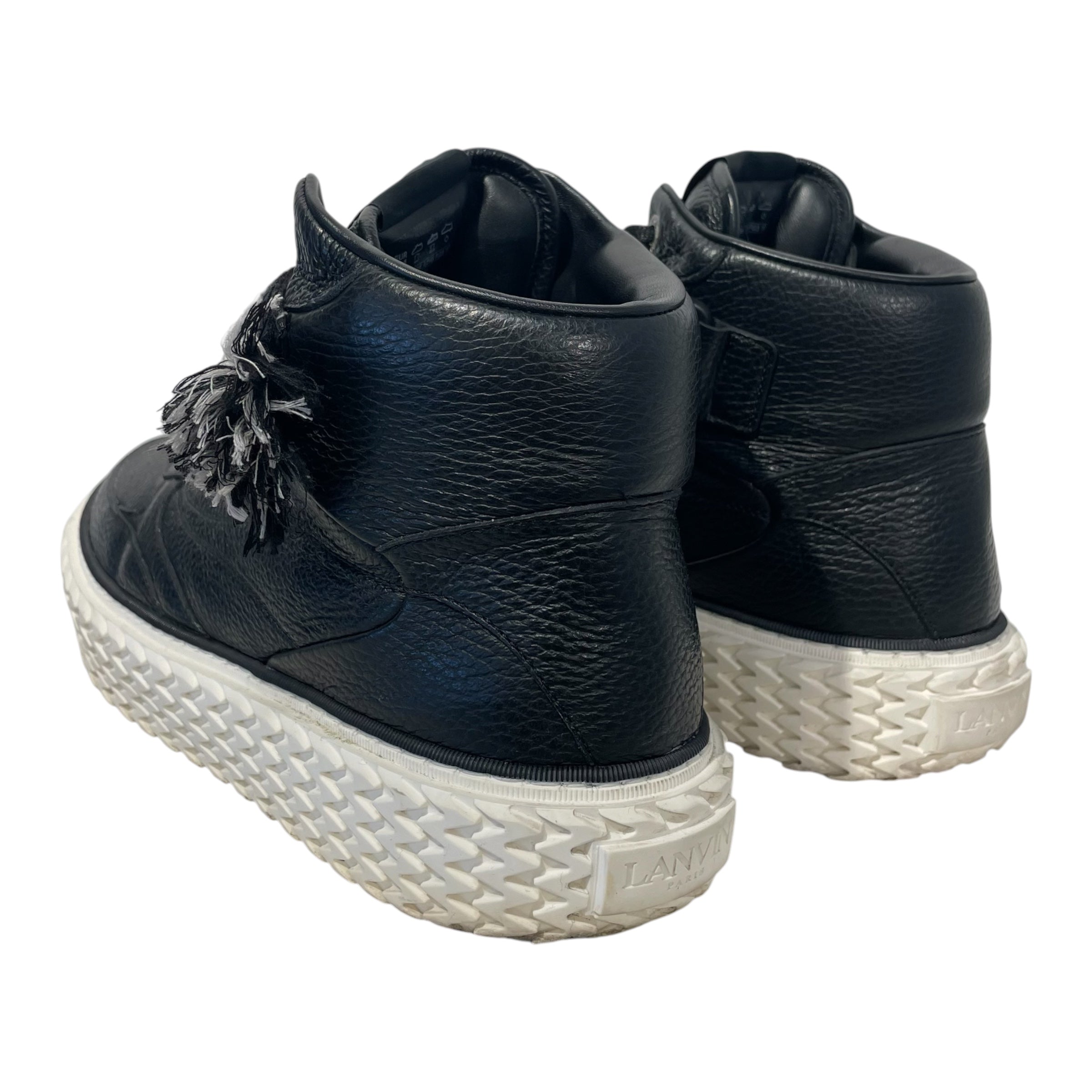 LANVIN/Hi-Sneakers/EU 44/Leather/BLK/FM-SKLK04 ADRI P23 10 view 2
