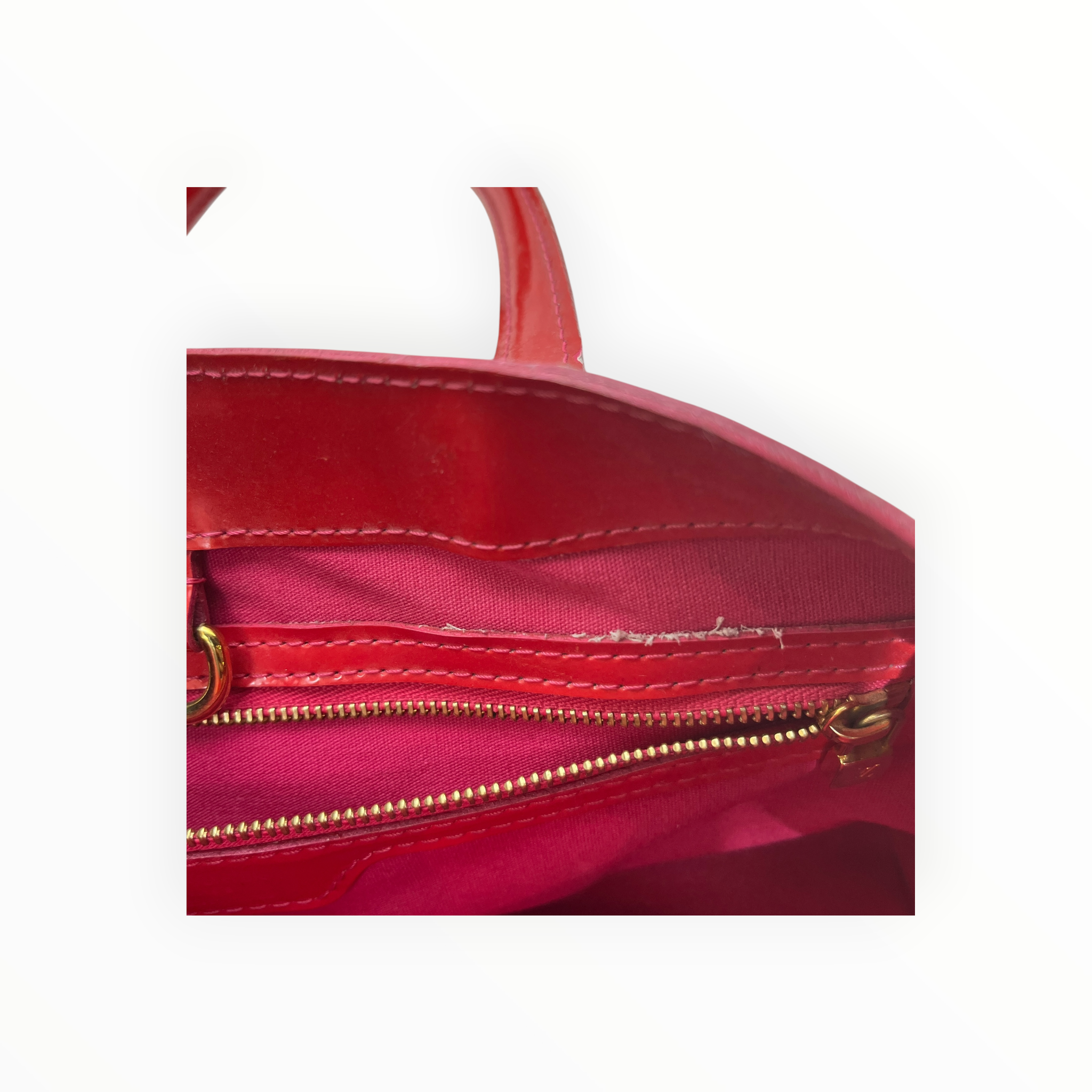 LOUIS VUITTON/Tote Bag/Leather/RED/mono vernis willshire pm view 13