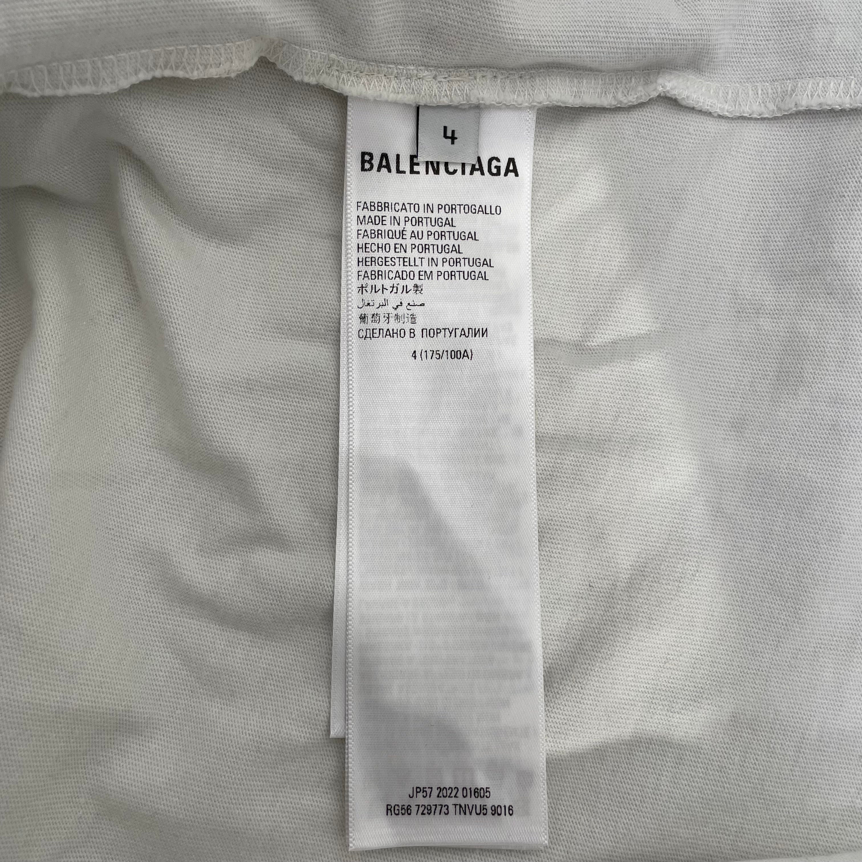 BALENCIAGA/T-Shirt/3/Cotton/CRM/2022 NYSE view 3