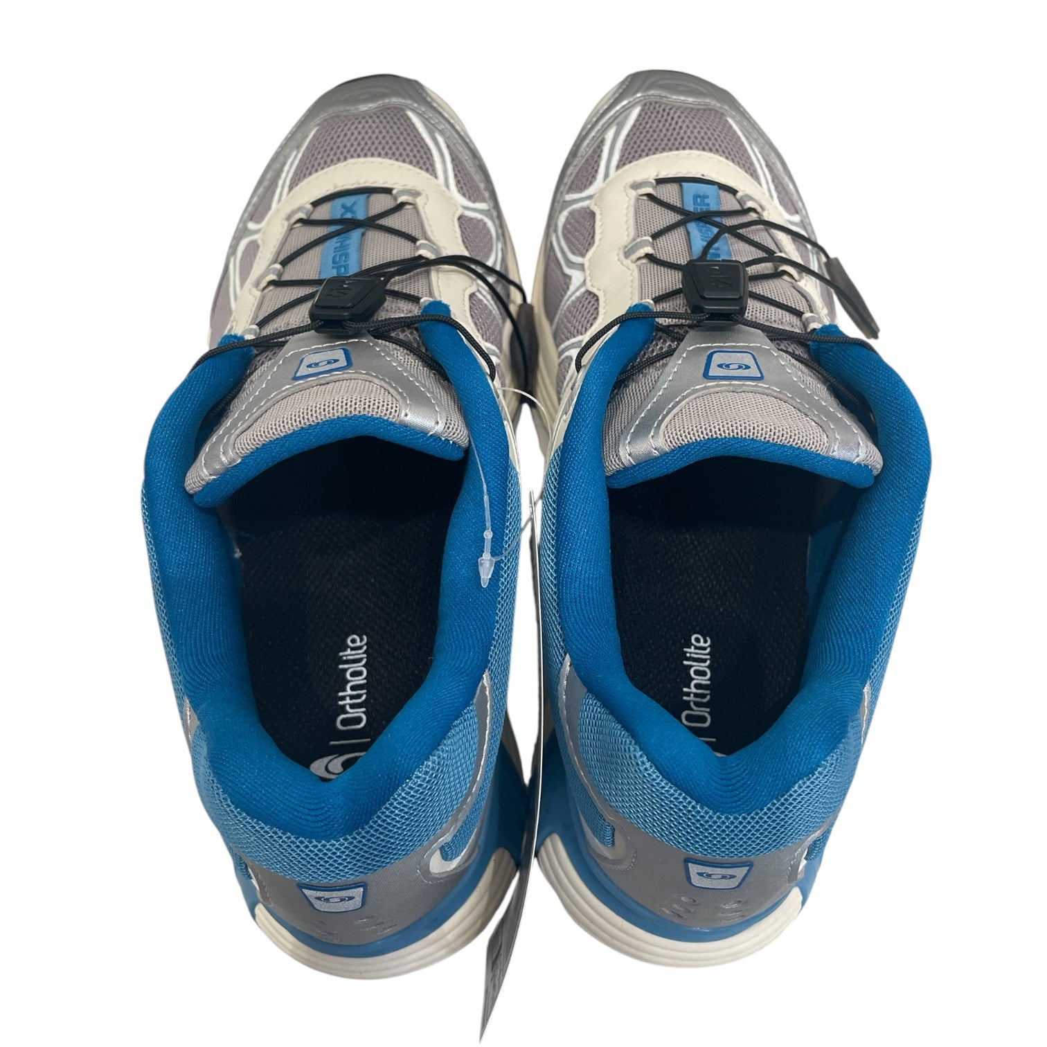 salomon/Low-Sneakers/US 8/Cotton/WHT/SILVER AND BLUE ART.491574 view 4