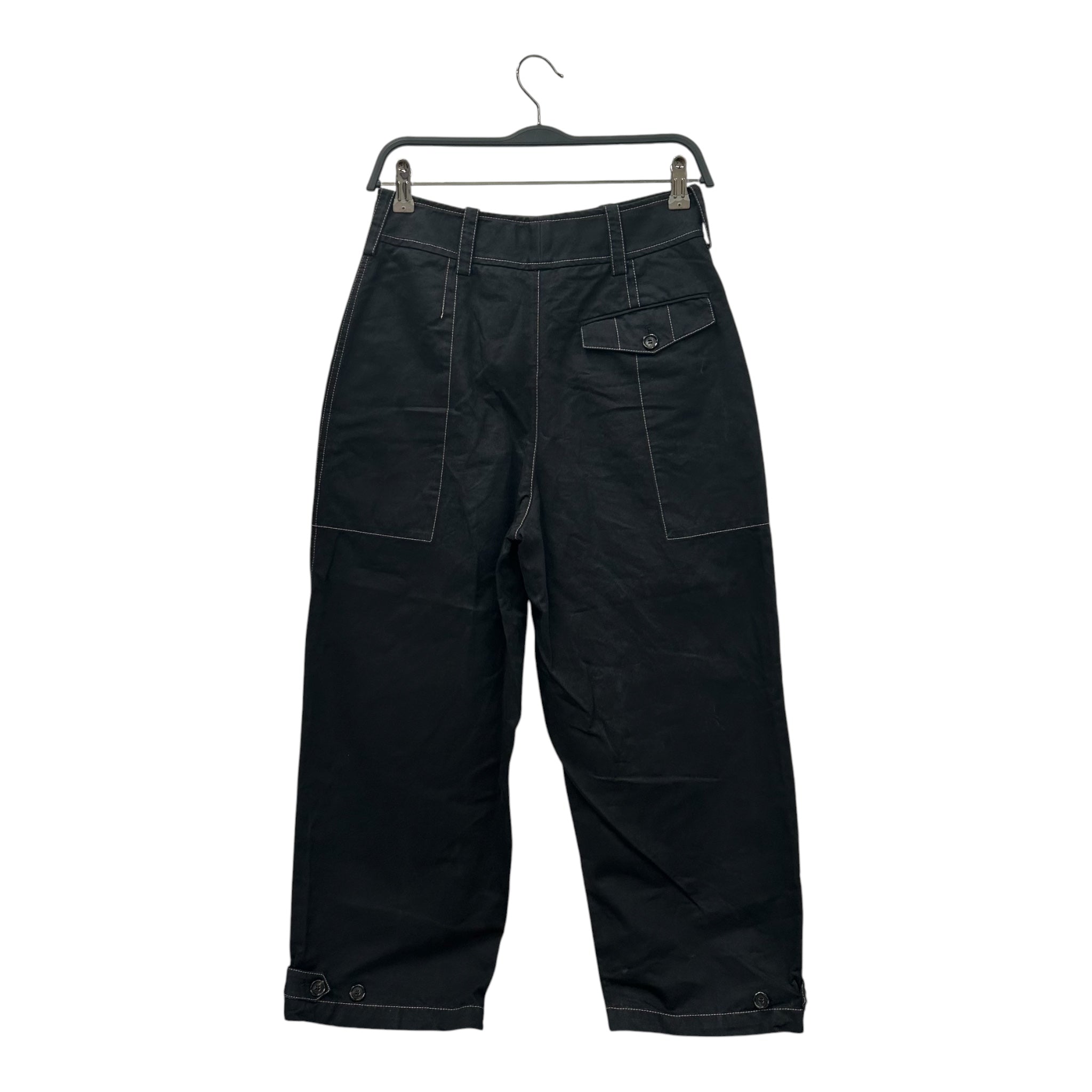 MARNI/Cropped Pants/Cotton/NVY/Wide leg cargos view 2