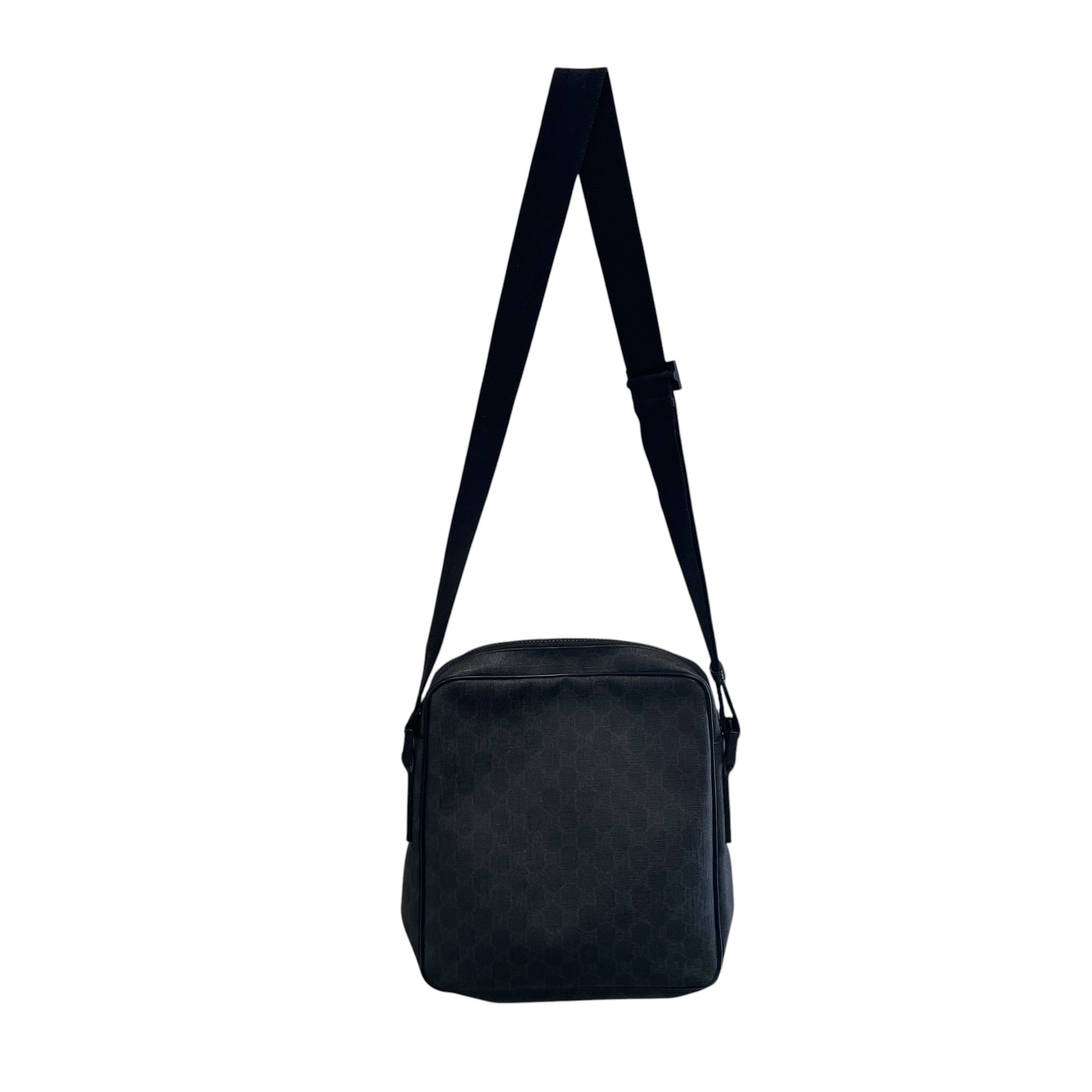 GUCCI/Cross Body Bag/Monogram/Leather/BLK/69YDK37 view 2
