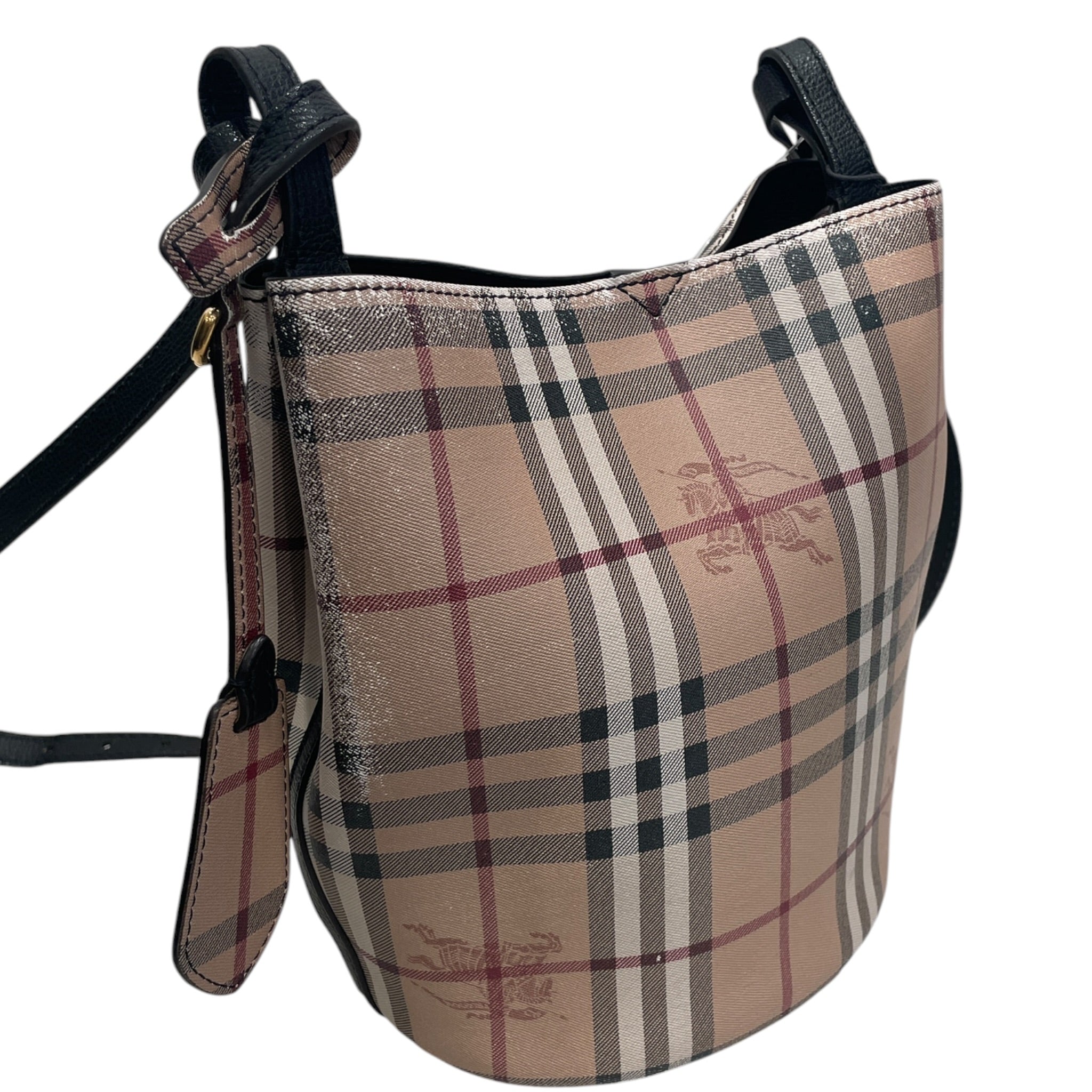 BURBERRY LONDON/Hand Bag/Plaid/Leather/BEG/BURBERRY CHECK CROSSBODY view 7