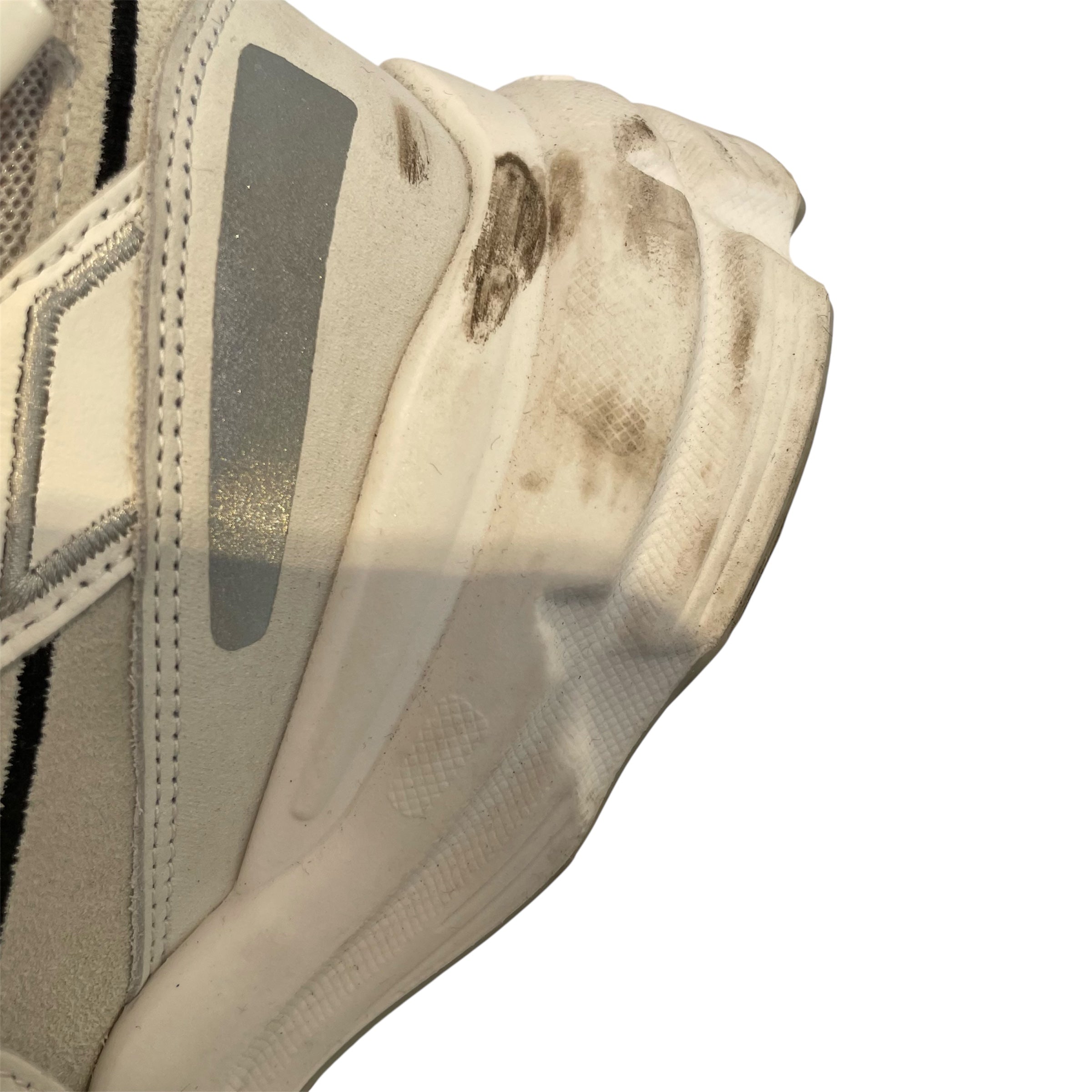 Axel Arigato/Low-Sneakers/US 10.5/Suede/WHT/3M/SILVR view 4