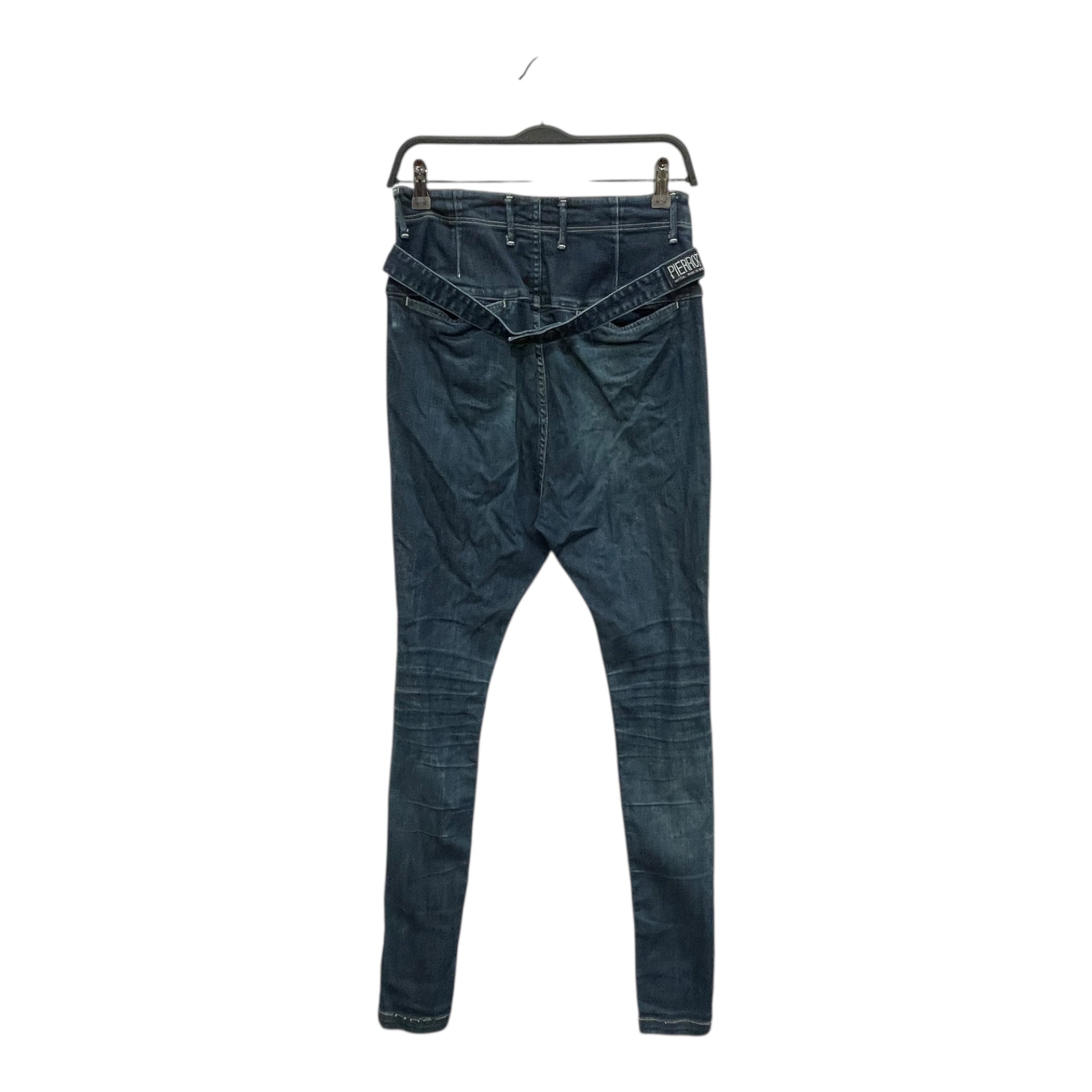 KAPITAL/Skinny Pants/1/Denim/BLU/High-waisted/DEEP CROTCH/ BACK BELT view 2