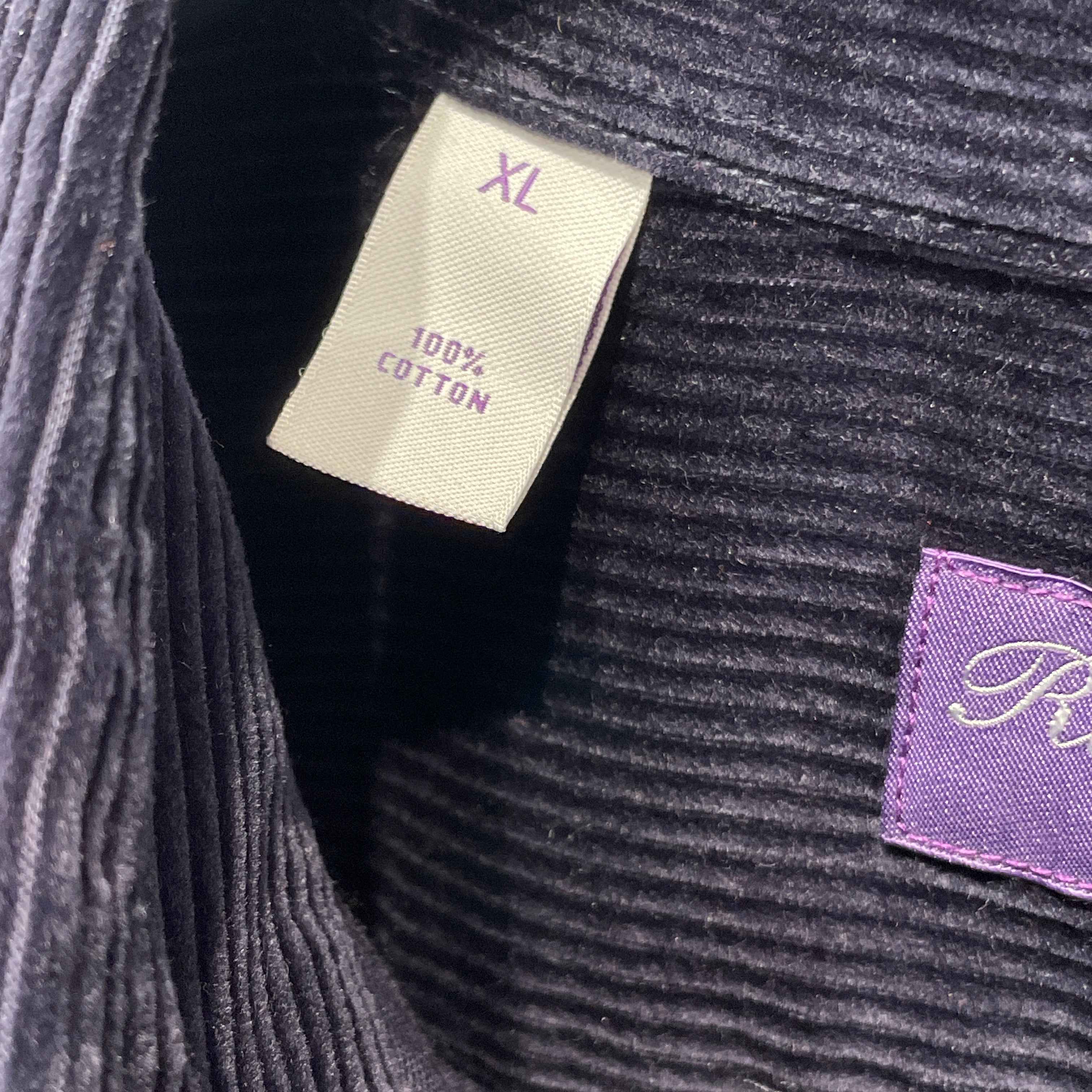 RALPH LAUREN PURPLE LABEL/LS Shirt/XL/Cashmere/NVY/ view 3