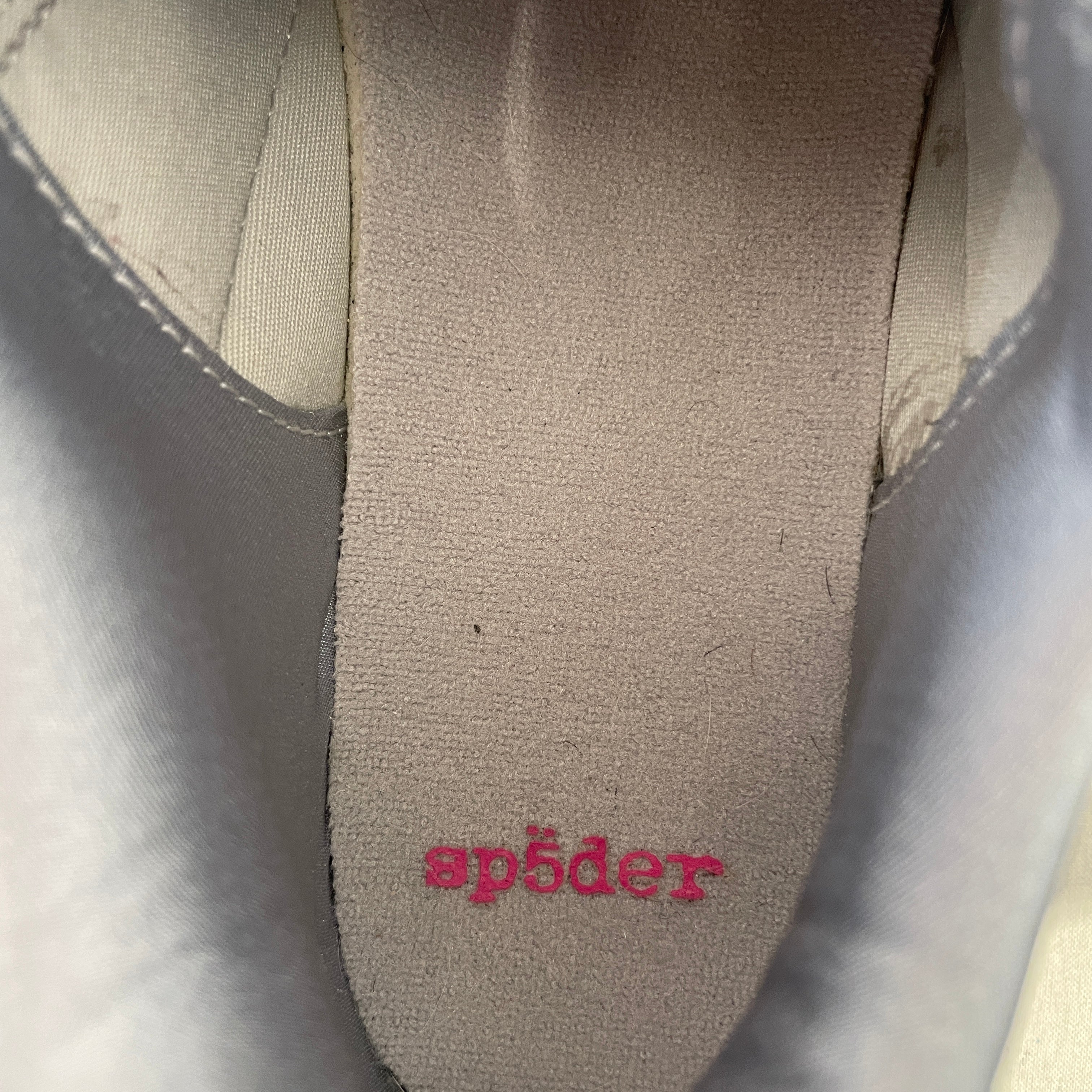 Sp5der/Low-Sneakers/US 6.5/Nylon/SLV/F50  Formotion Silver Metalic view 3