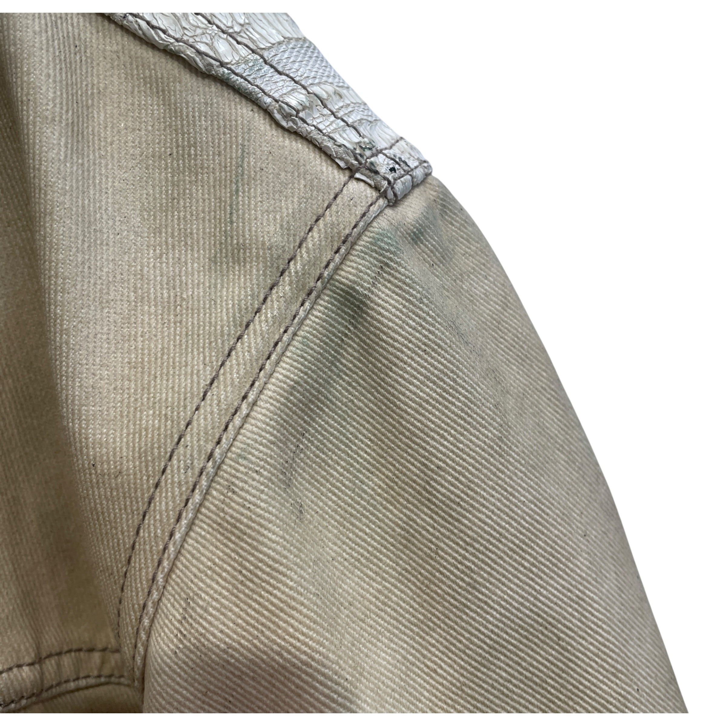 RICK OWENS DRKSHDW/Denim Jkt/XL/Cotton/BEG/JUMBO WORK JACKET view 6