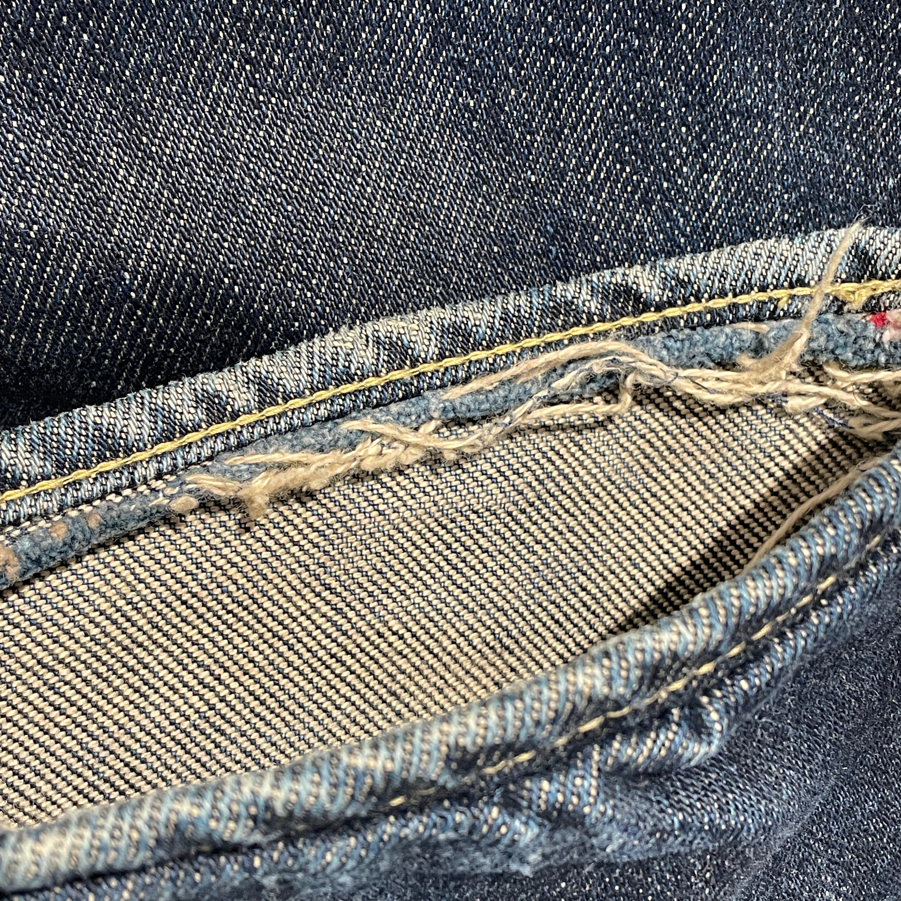 IRON HEART/Bootcut Pants/31/Denim/NVY/ view 4