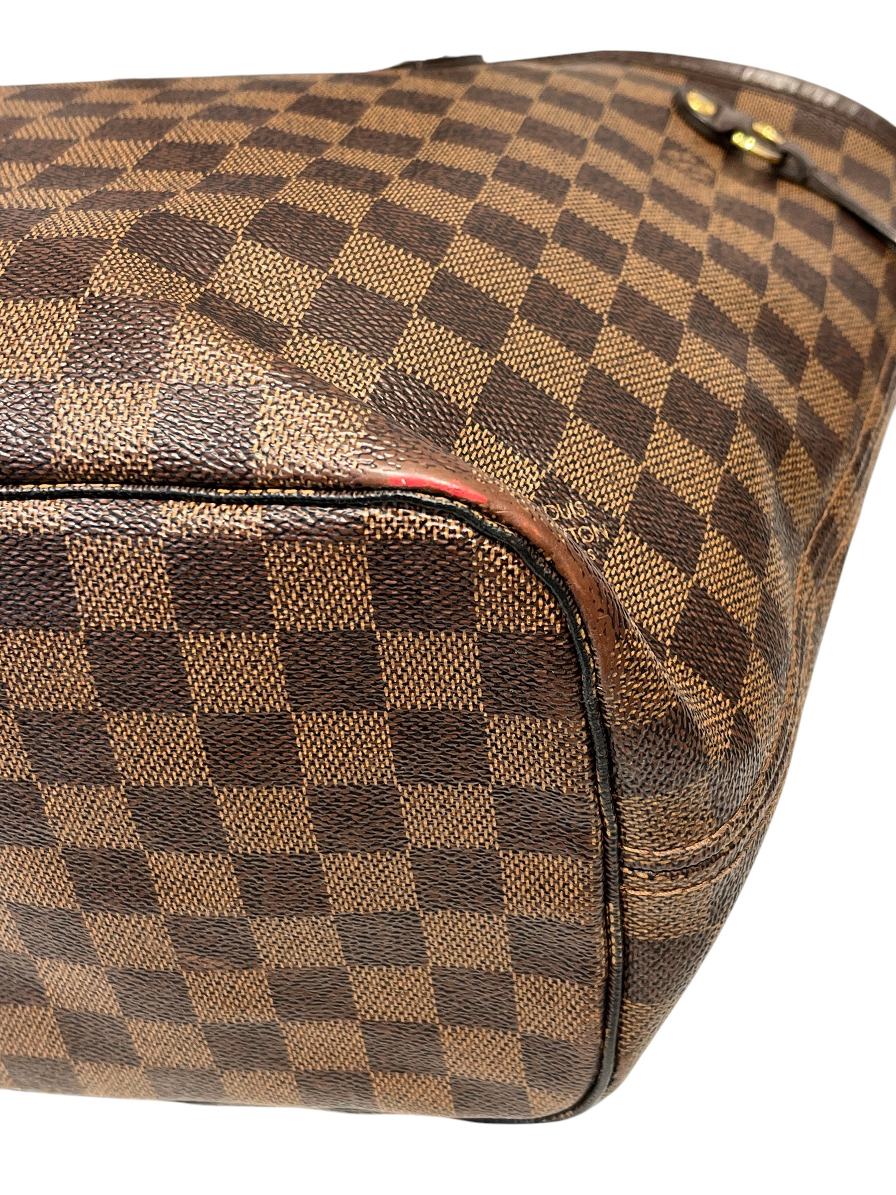 LOUIS VUITTON/Tote Bag/Hombre Check/Leather/BRW/DAMIER EBENE CANVAS view 10