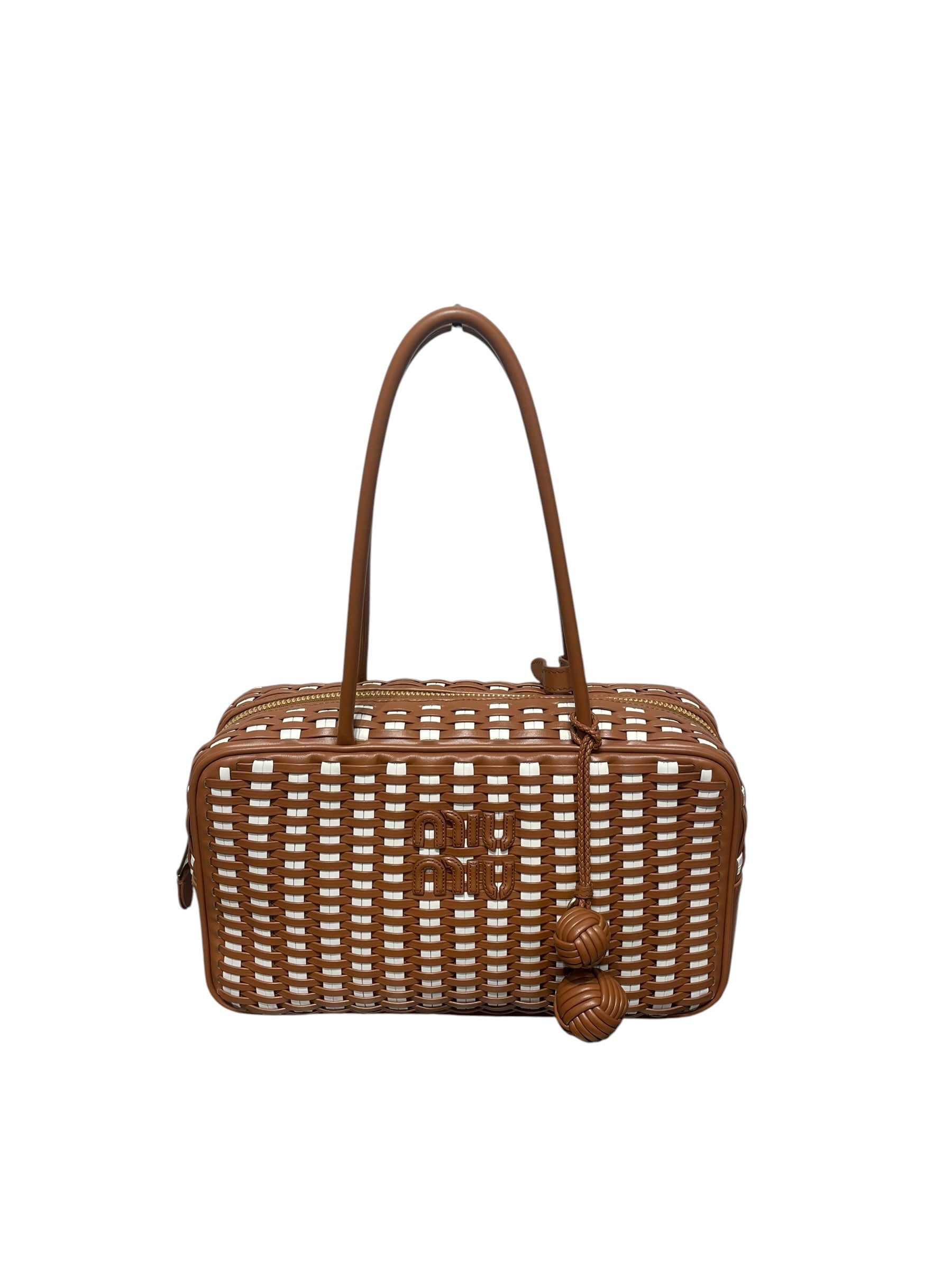 MIU MIU/Bag/Leather/BRW/LEATHER BEAU view 1