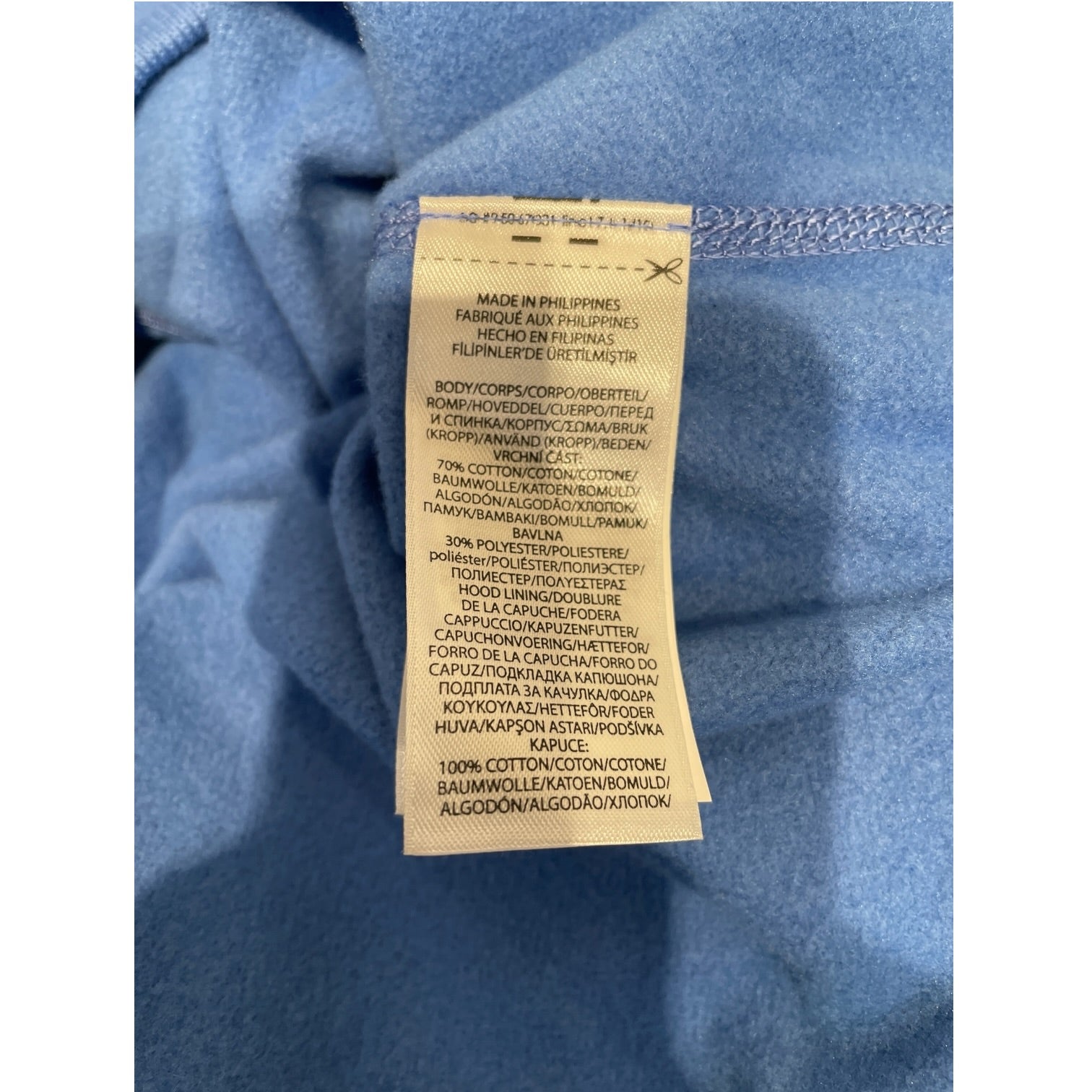 POLO RALPH LAUREN/Hoodie/XL/Cotton/BLU/BEAR STRIPE LINED view 4