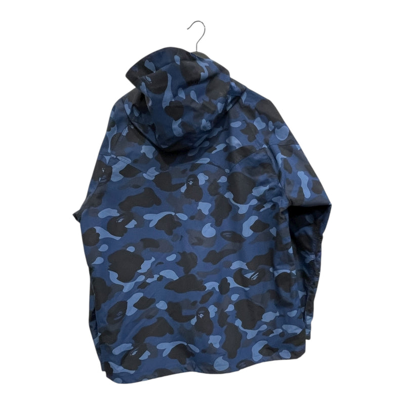 A BATHING APE/Windbreaker/XXL/Nylon/NVY/Camouflage/A BATHING APE ACROSS