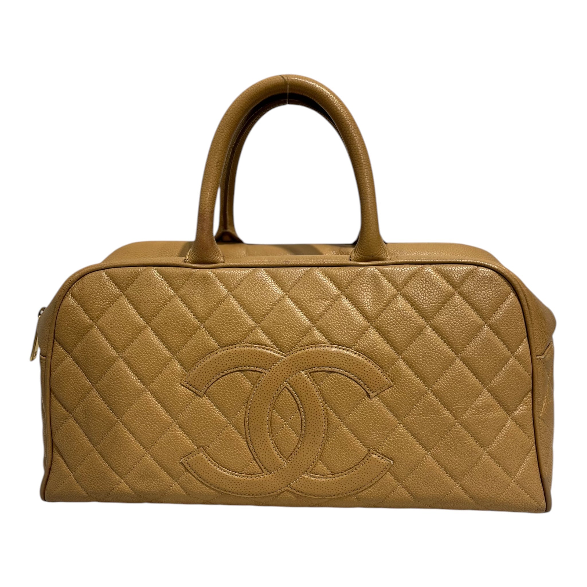 CHANEL/Hand Bag/Leather/CML/CAVIAR-BOWLER BAG view 1