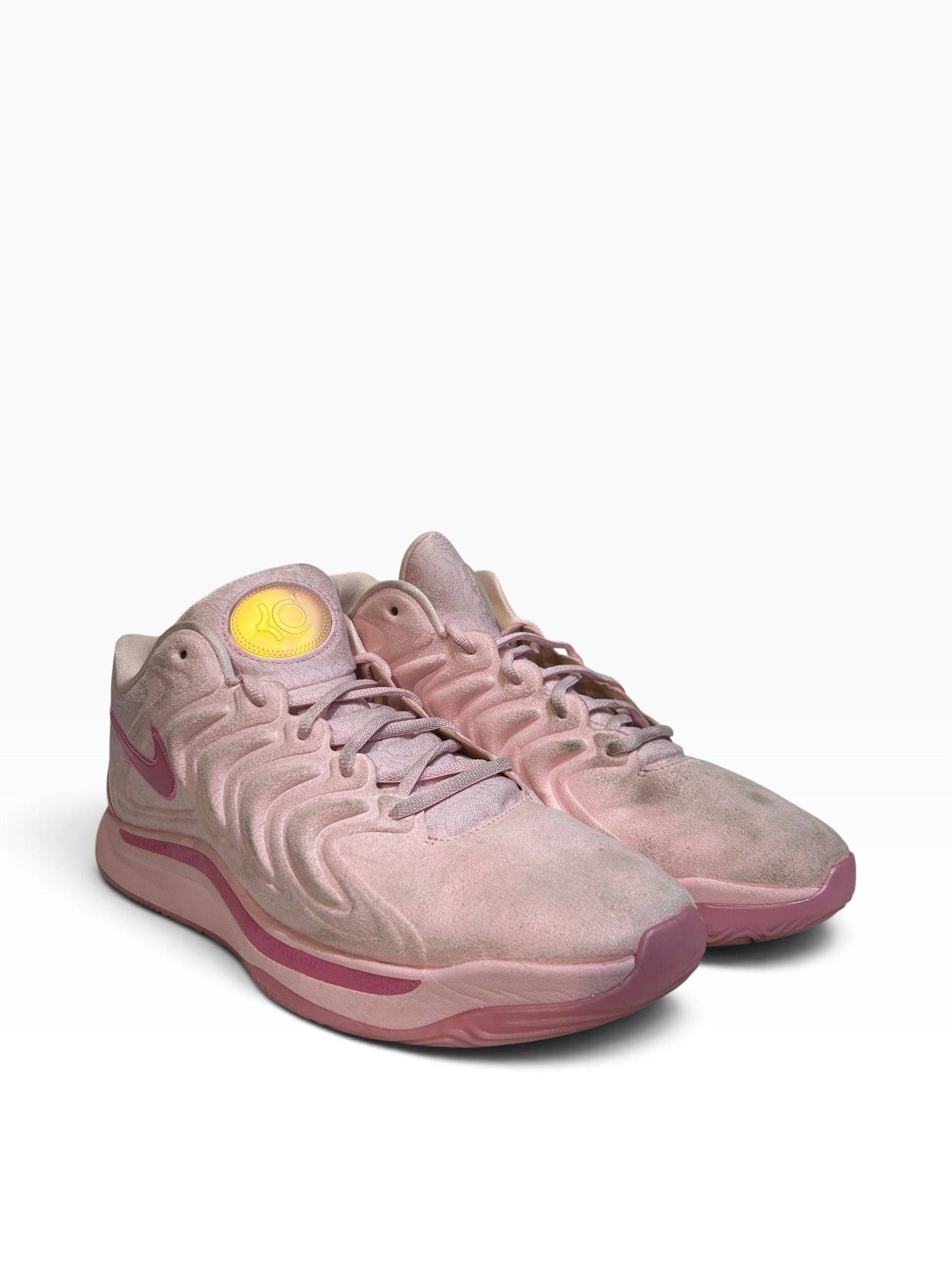 NIKE/Low-Sneakers/UK 12/Cotton/PNK/Kd17 Aunt Pearls view 1