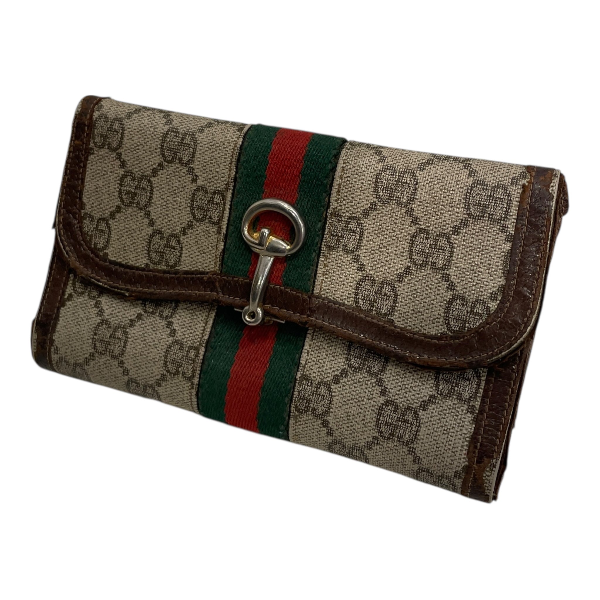 GUCCI/Vintage/Wallet/Monogram/Cotton/CML/GG SUPREME WRISTLET view 1
