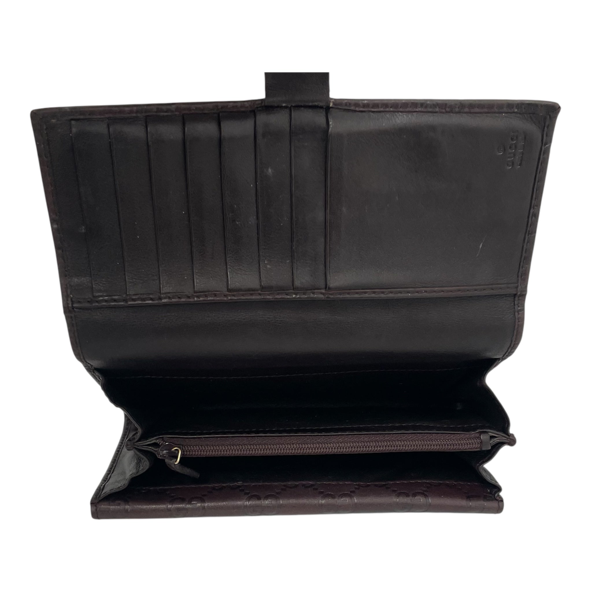 GUCCI/Accessories/Monogram/Leather/BRD/GOLDPLATES view 4