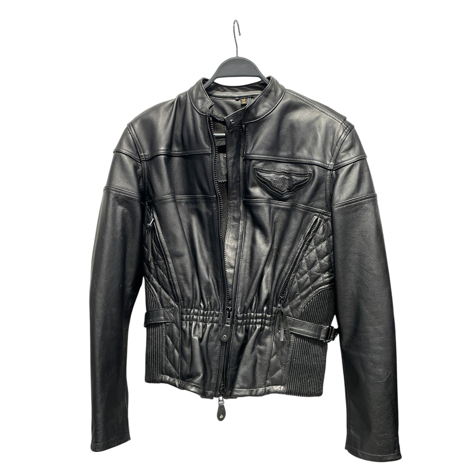 HARLEY DAVIDSON/Leather Jkt/M/Leather/BLK/ view 1