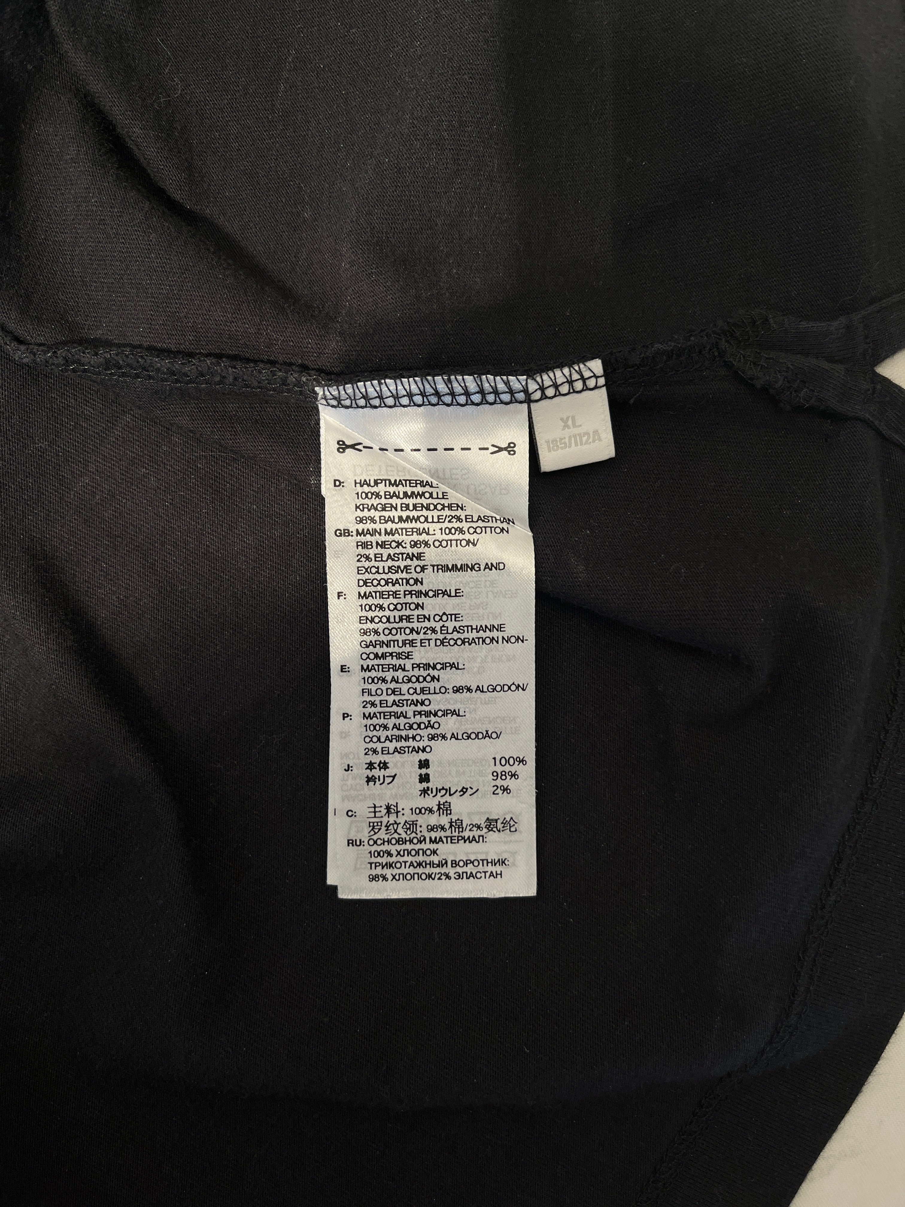YOHJI YAMAMOTO/T-Shirt/XL/Cotton/BLK/High Neck/Graphic/neighborhood LS view 4