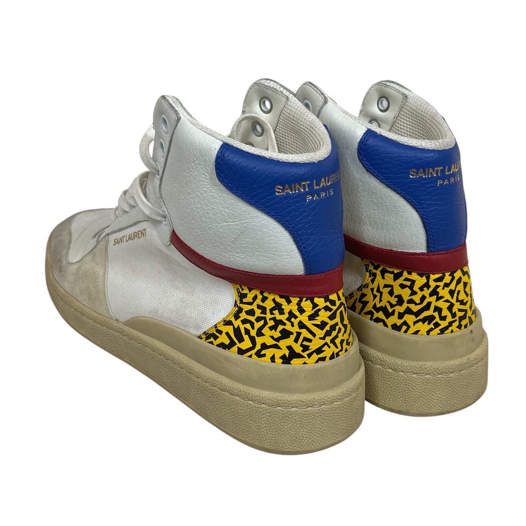 SAINT LAURENT/Hi-Sneakers/EU 42.5/WHT/Colorblock view 2