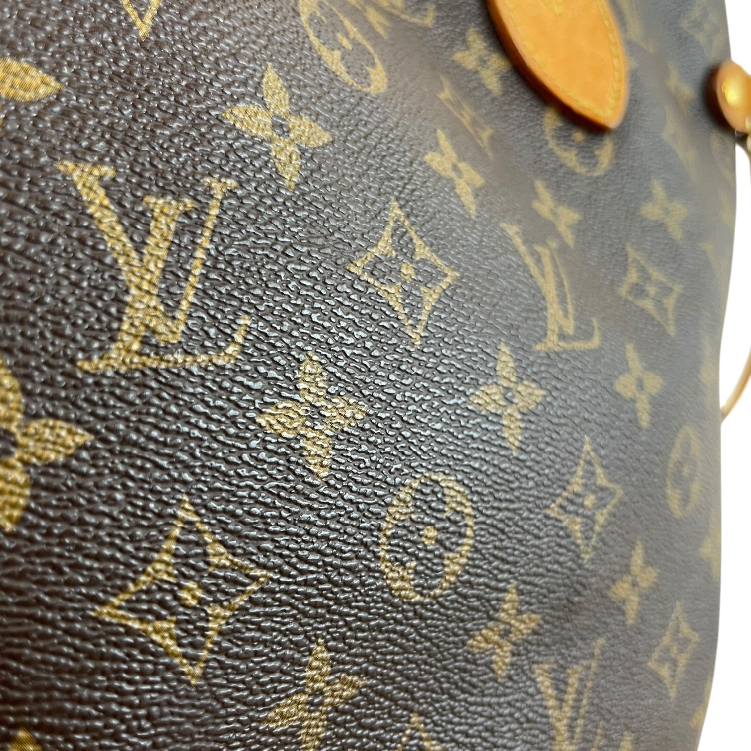 LOUIS VUITTON/Tote Bag/Monogram/Leather/BRW/NEVERFULL view 4