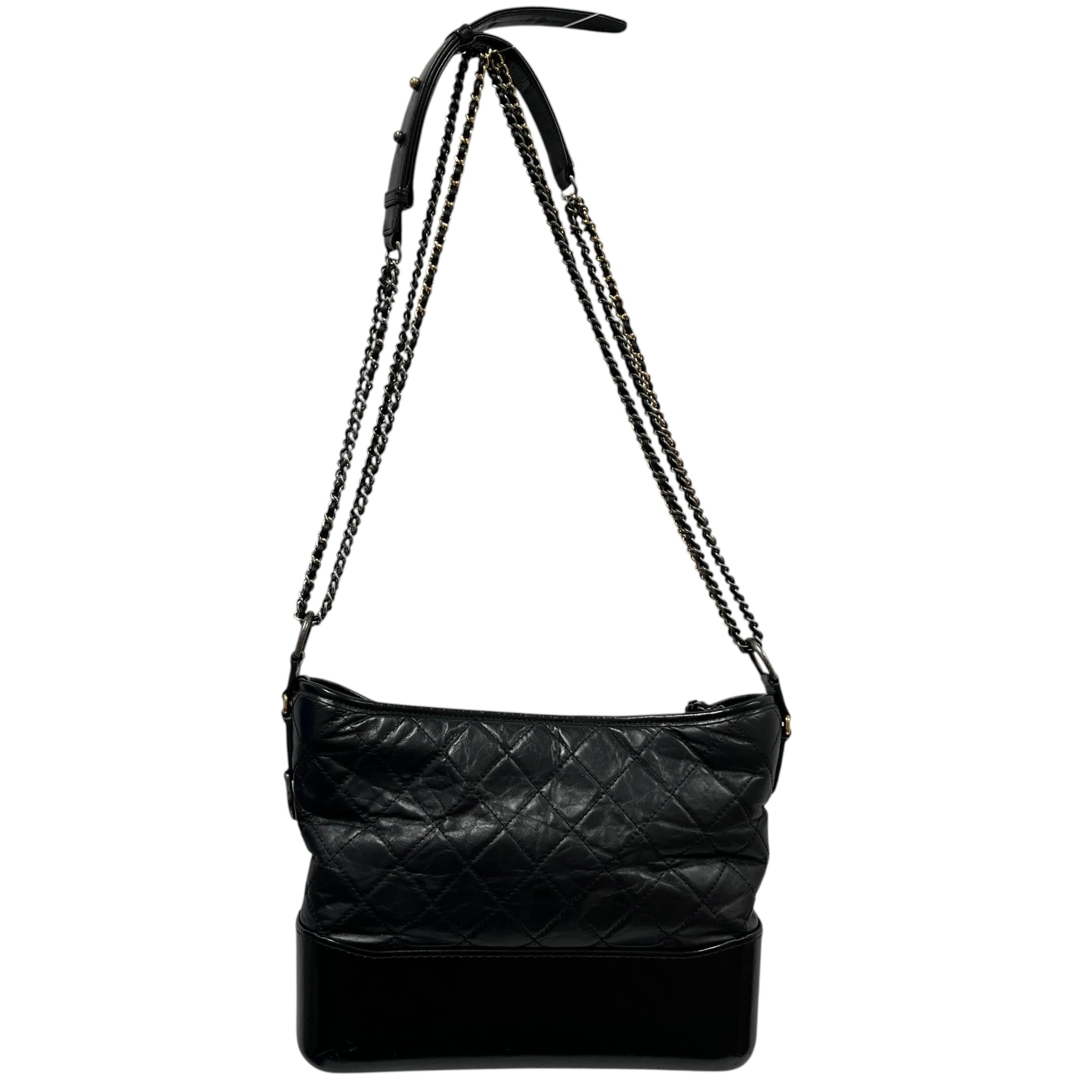 CHANEL/Bag/Leather/BLK/MEDIUM GABRIELLE HOBO view 2