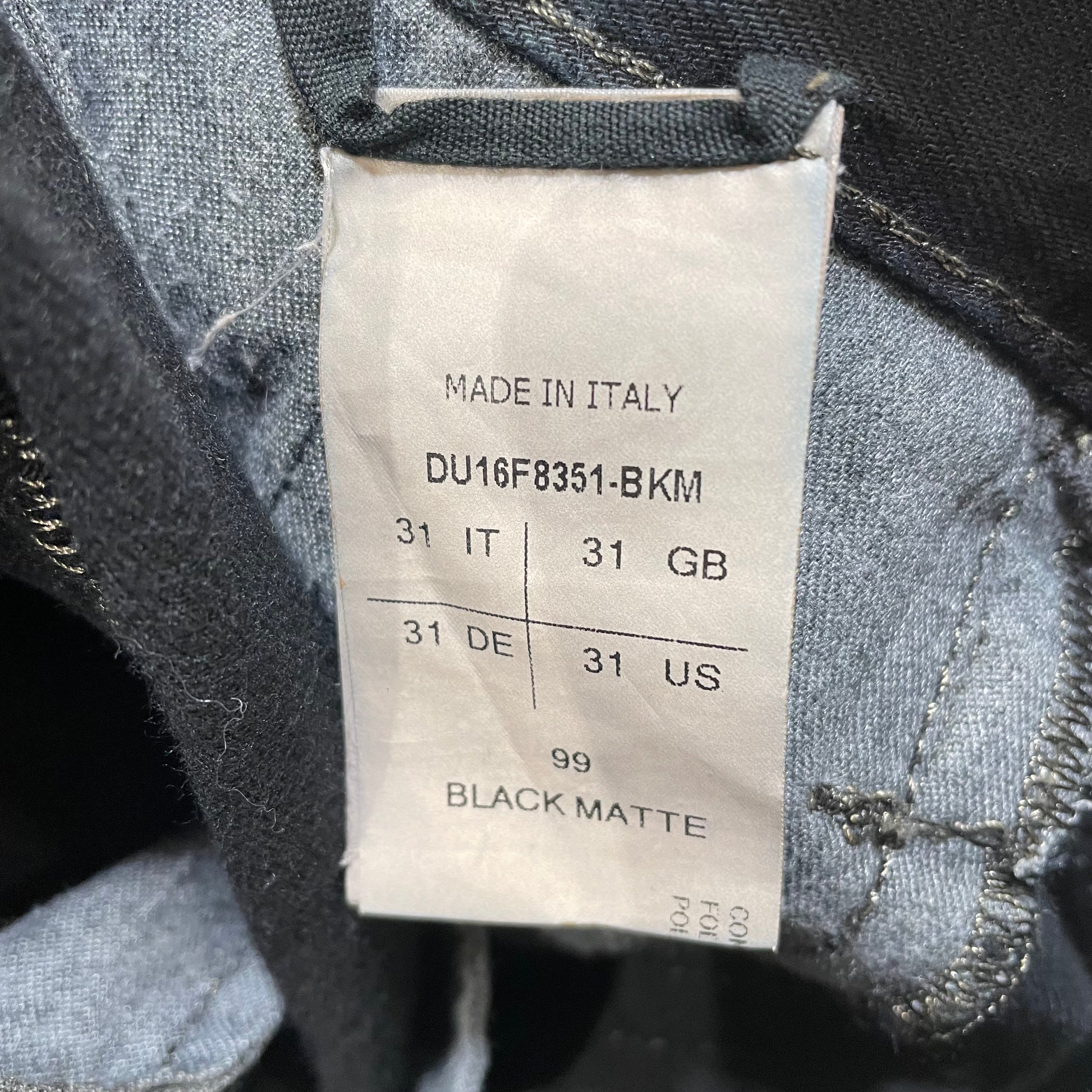 RICK OWENS DRKSHDW/Straight Pants/31/Cotton/BLK/Torrence Trousers Matte view 4