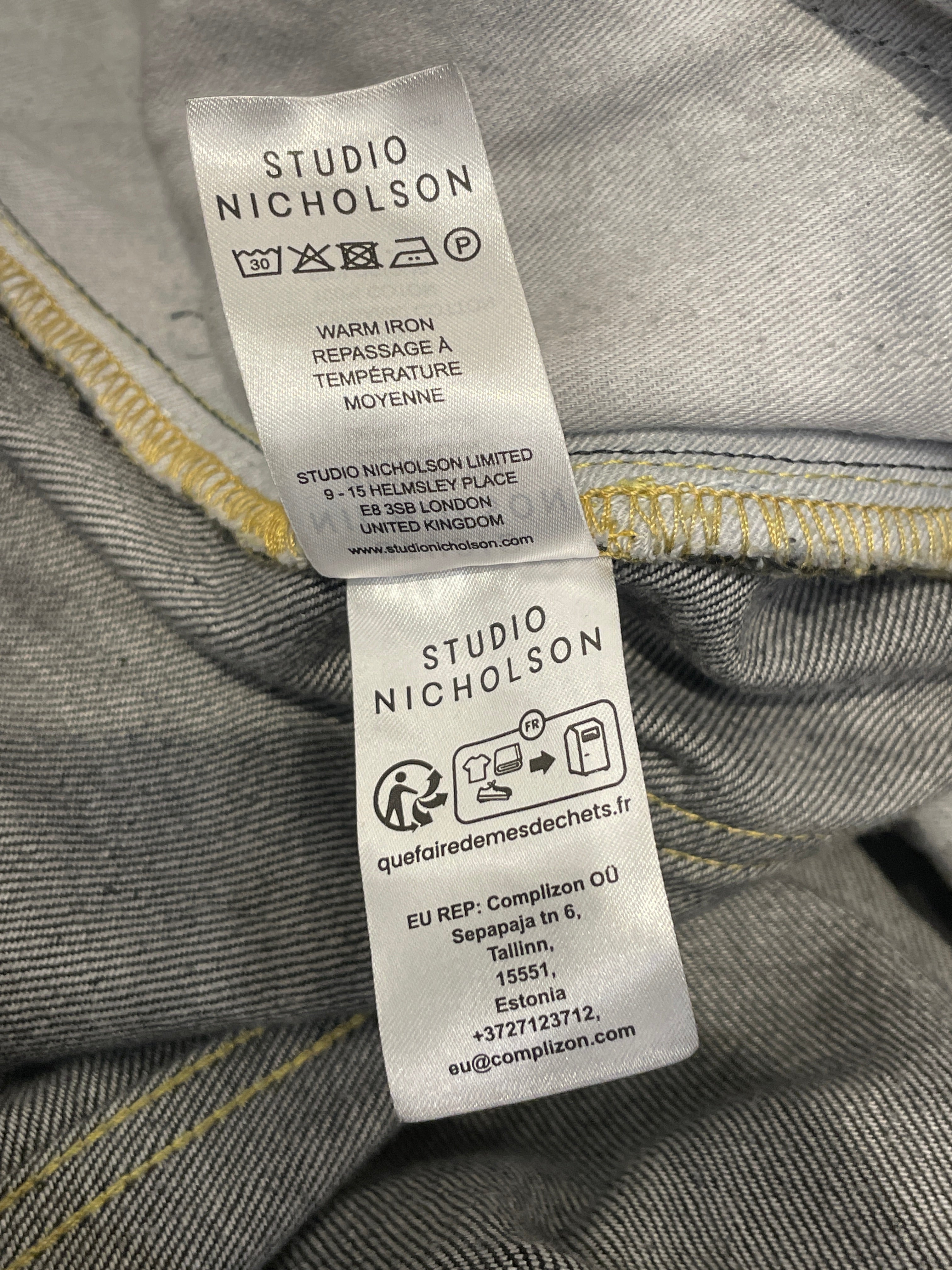 STUDIO NICHOLSON/Pants/XL/Cotton/NVY/ view 5