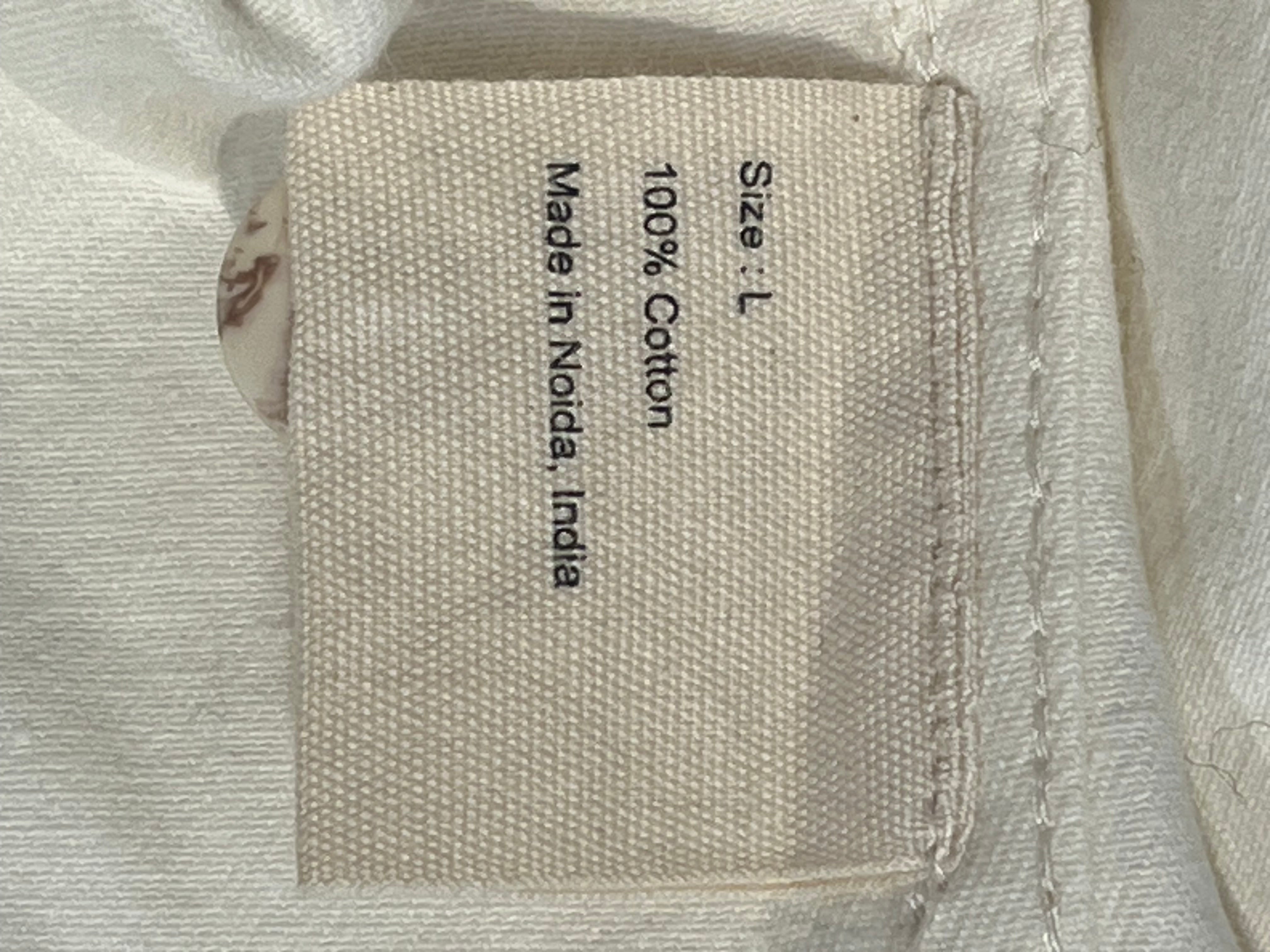 BODE/SS Shirt/XL/Cotton/CRM/BASEBALL JERSEY view 4