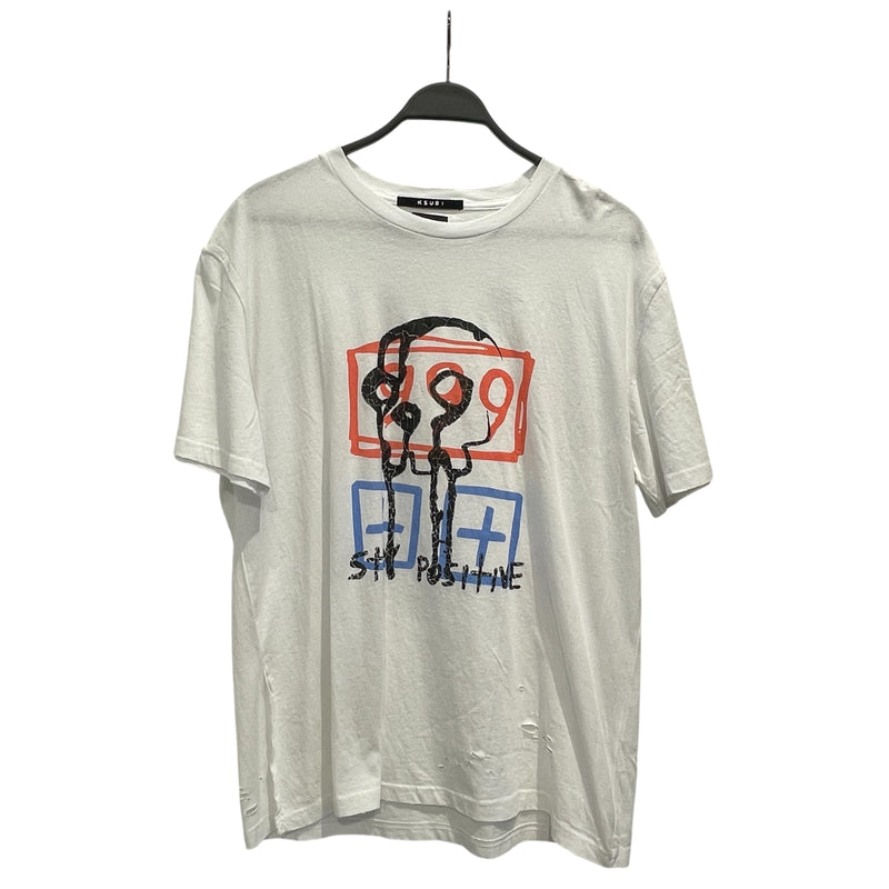 ksubi/T-Shirt/L/Cotton/WHT/Graphic/Juice Wrld Kash