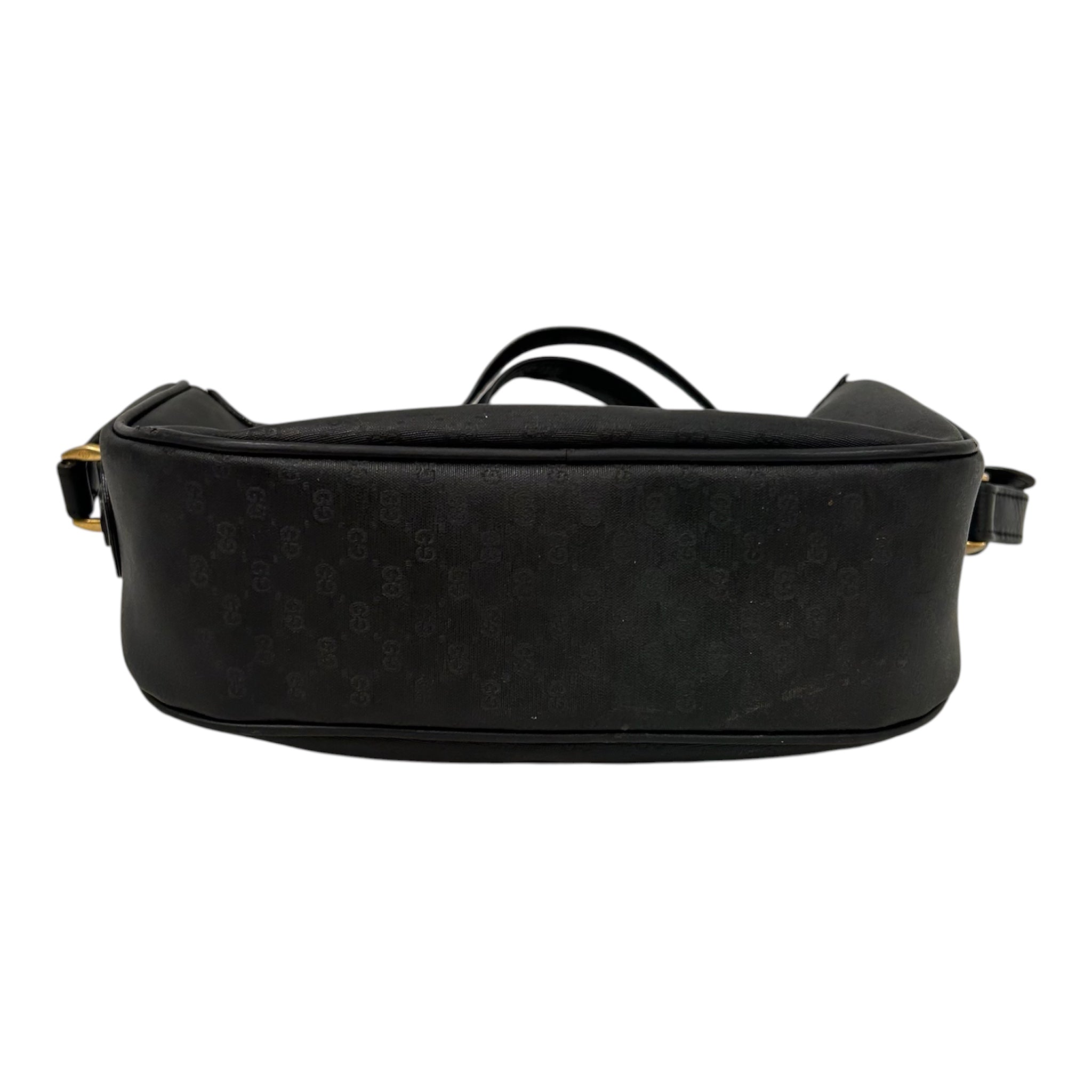 GUCCI/Bag/Monogram/Leather/BLK/VTG GG LOGO view 3
