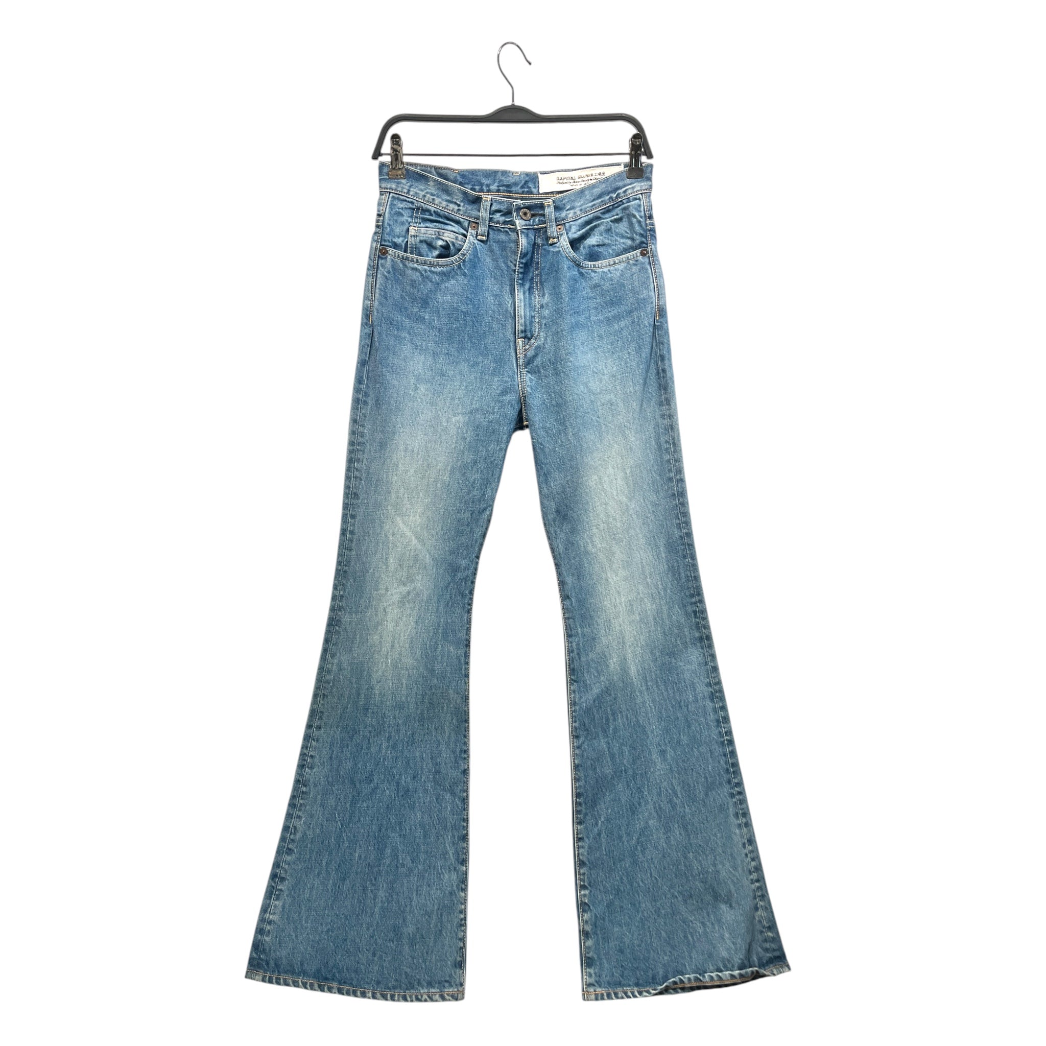 KAPITAL/Bootcut Pants/28/Denim/BLU/High-waisted/ view 1