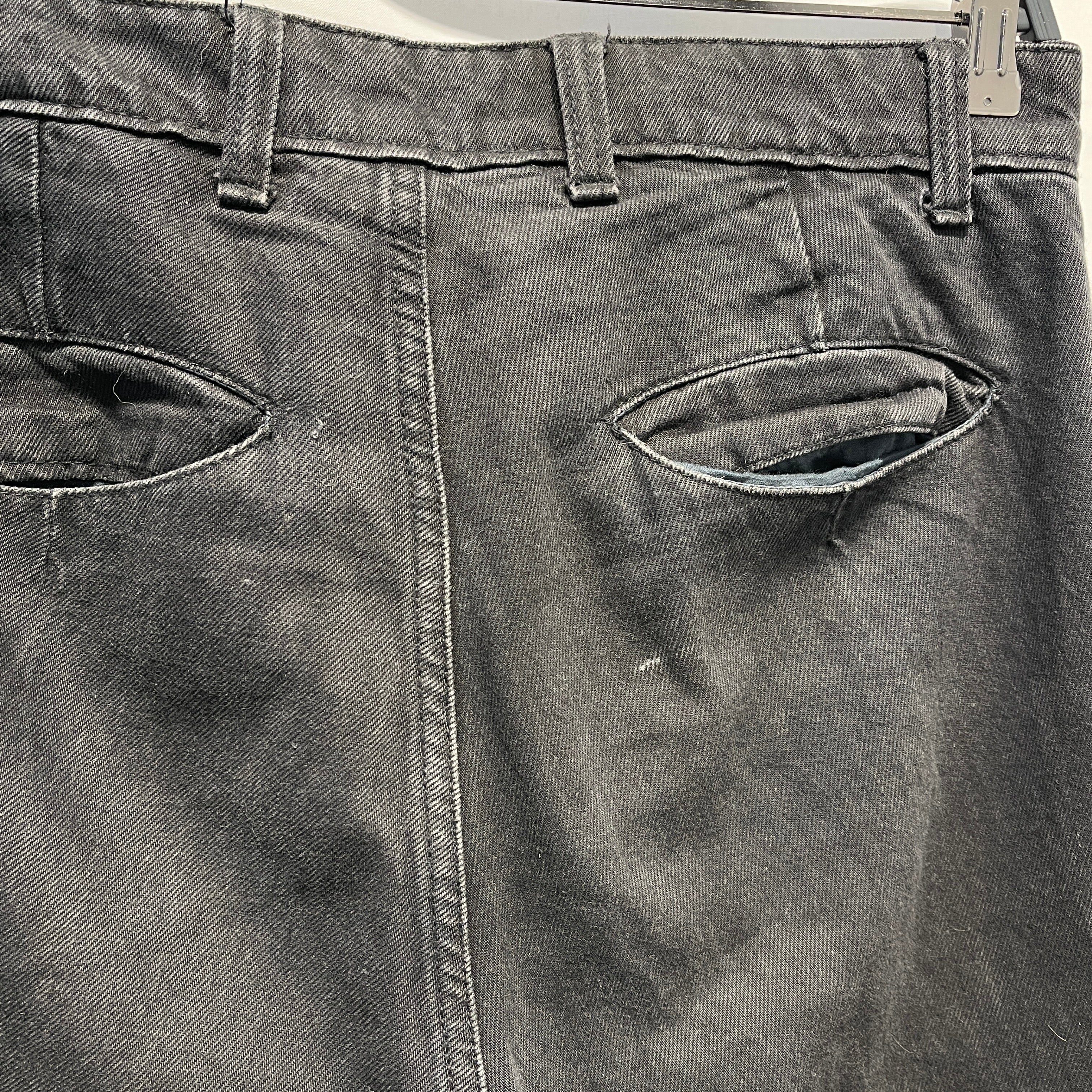 haveyoudiedbefore?/Pants/34/Denim/BLK/wide bondage view 9