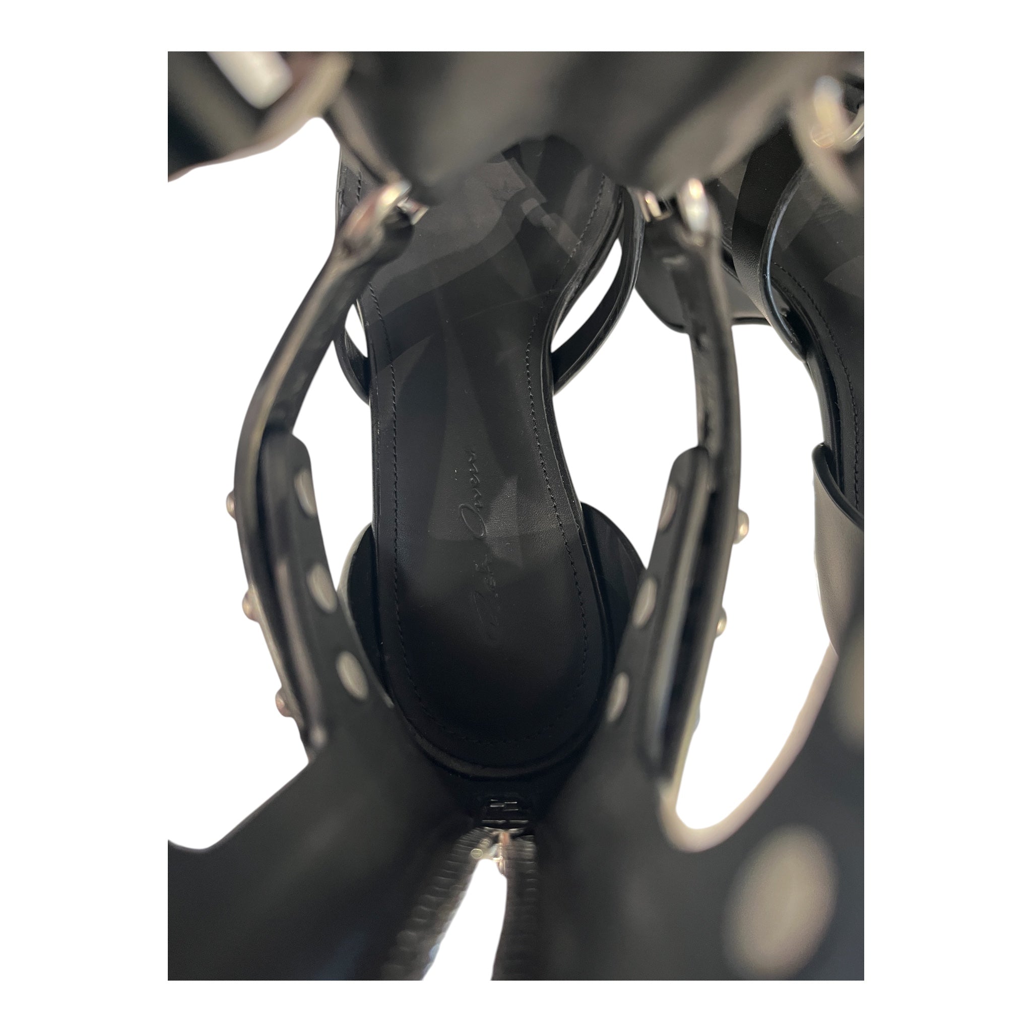 Rick Owens/Ankle Boots/EU 38/Leather/BLK/SPARTAN PLATFORMS view 3
