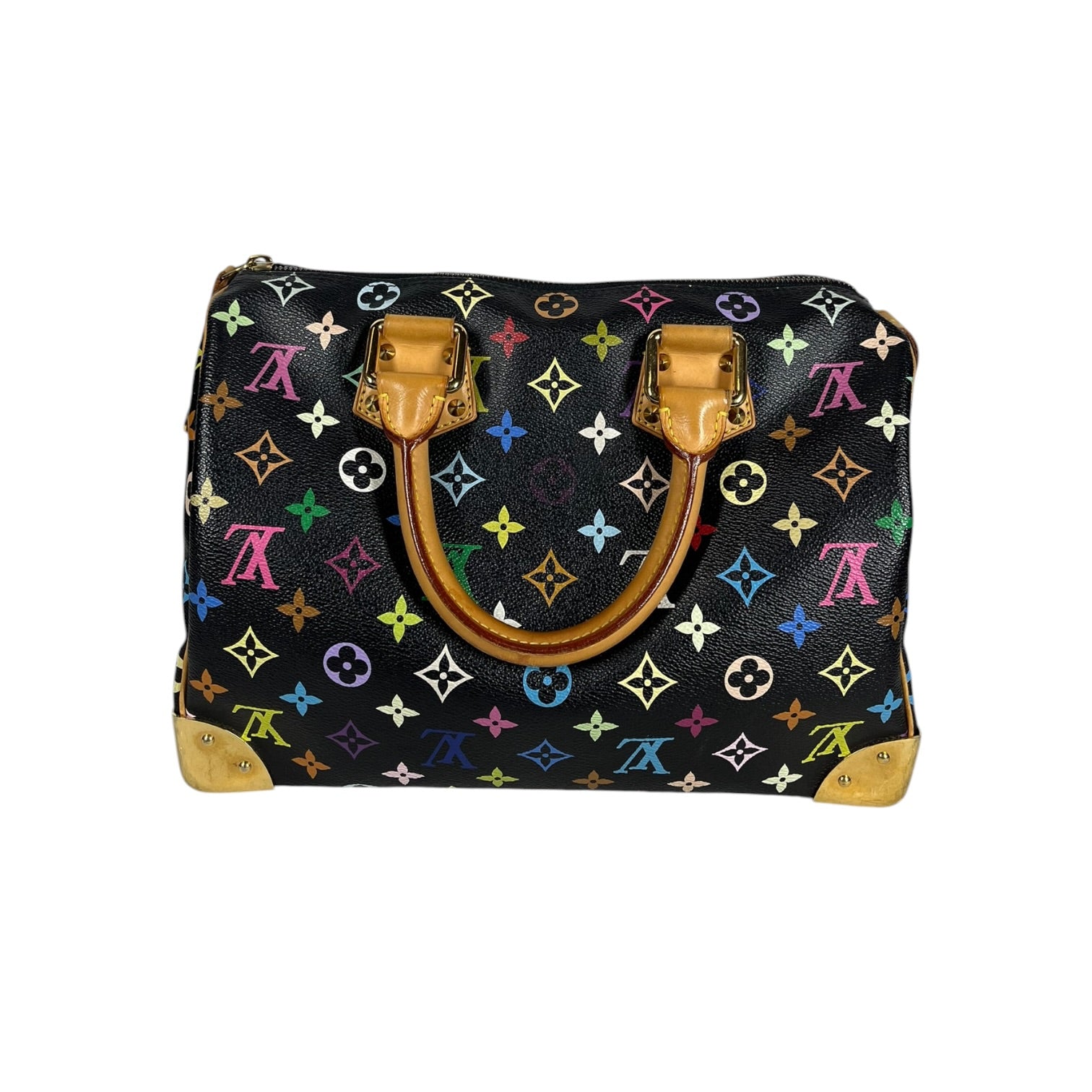 LOUIS VUITTON/Boston Bag/Monogram/Leather/BLK/Boston Bag view 2