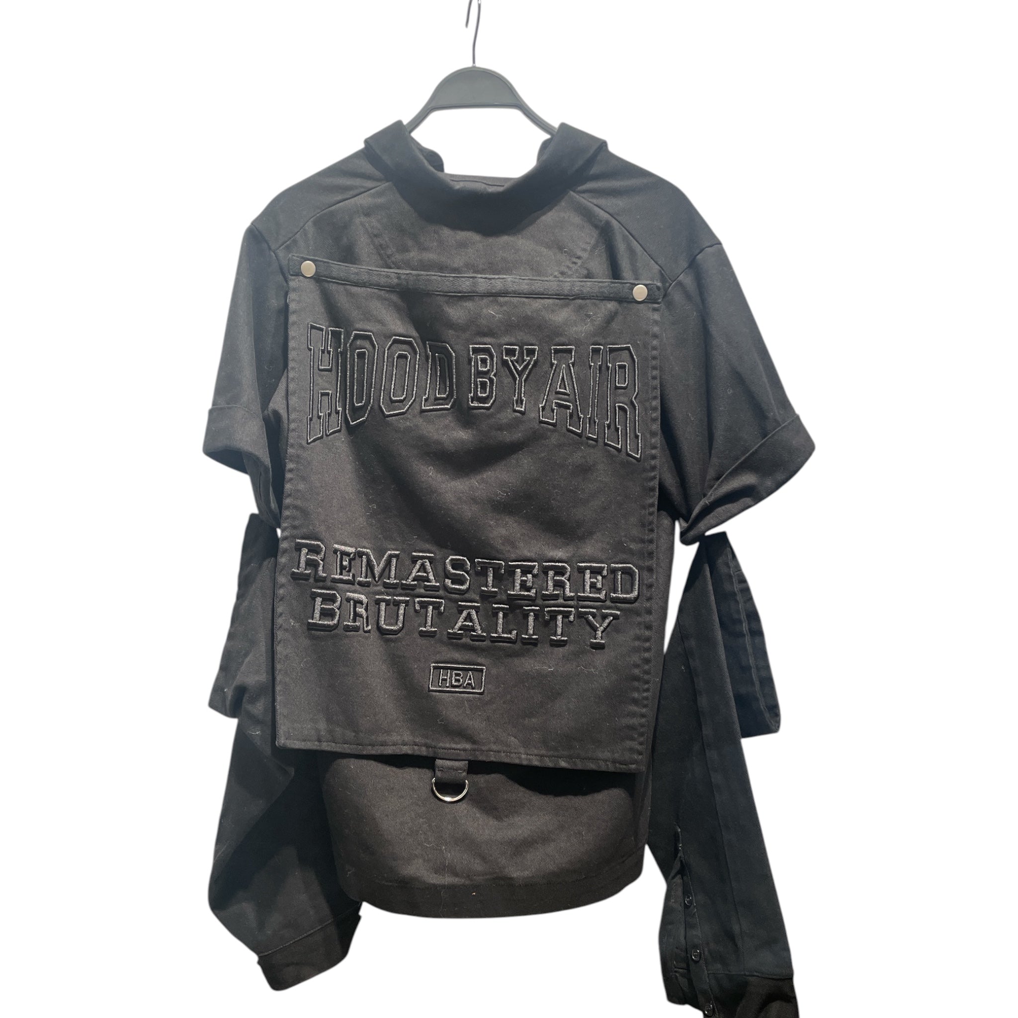HOOD BY AIR./Jacket/XS/Cotton/BLK/Remastered Brutality Jacket view 2