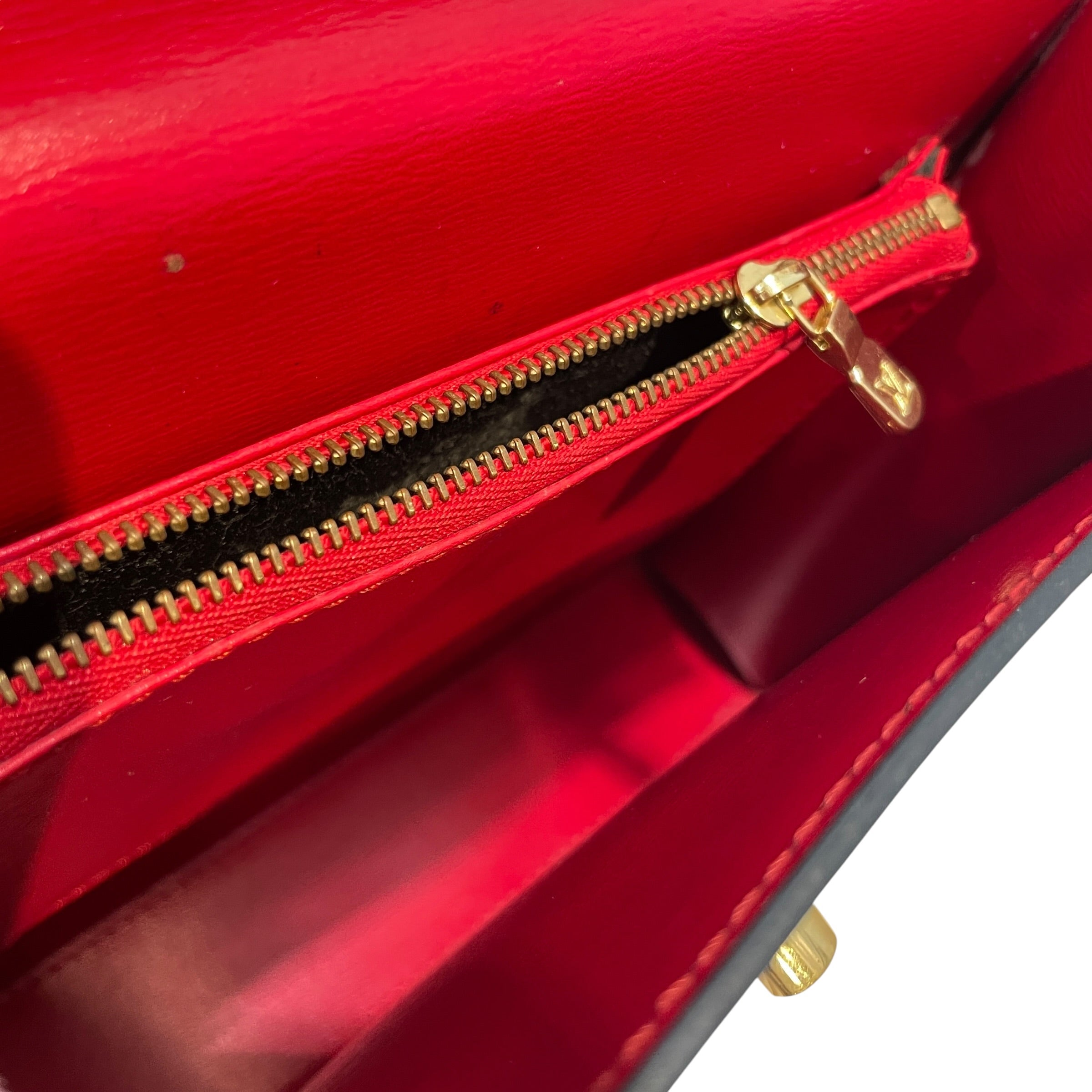 LOUIS VUITTON/Hand Bag/Leather/RED/Epi Malesherbes Handbag view 5