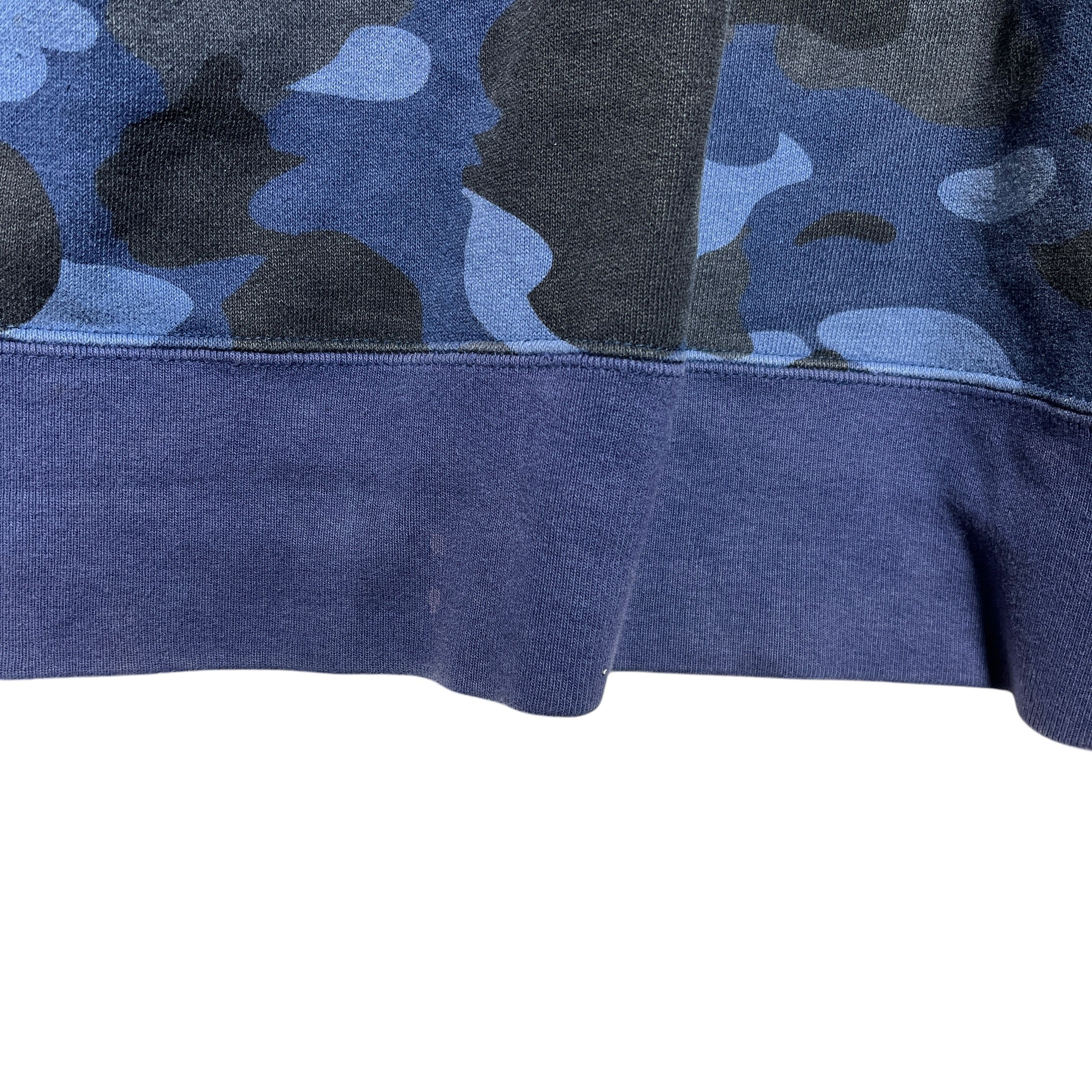 A BATHING APE/Zip Up Hoodie/XXL/Cotton/NVY/ view 8