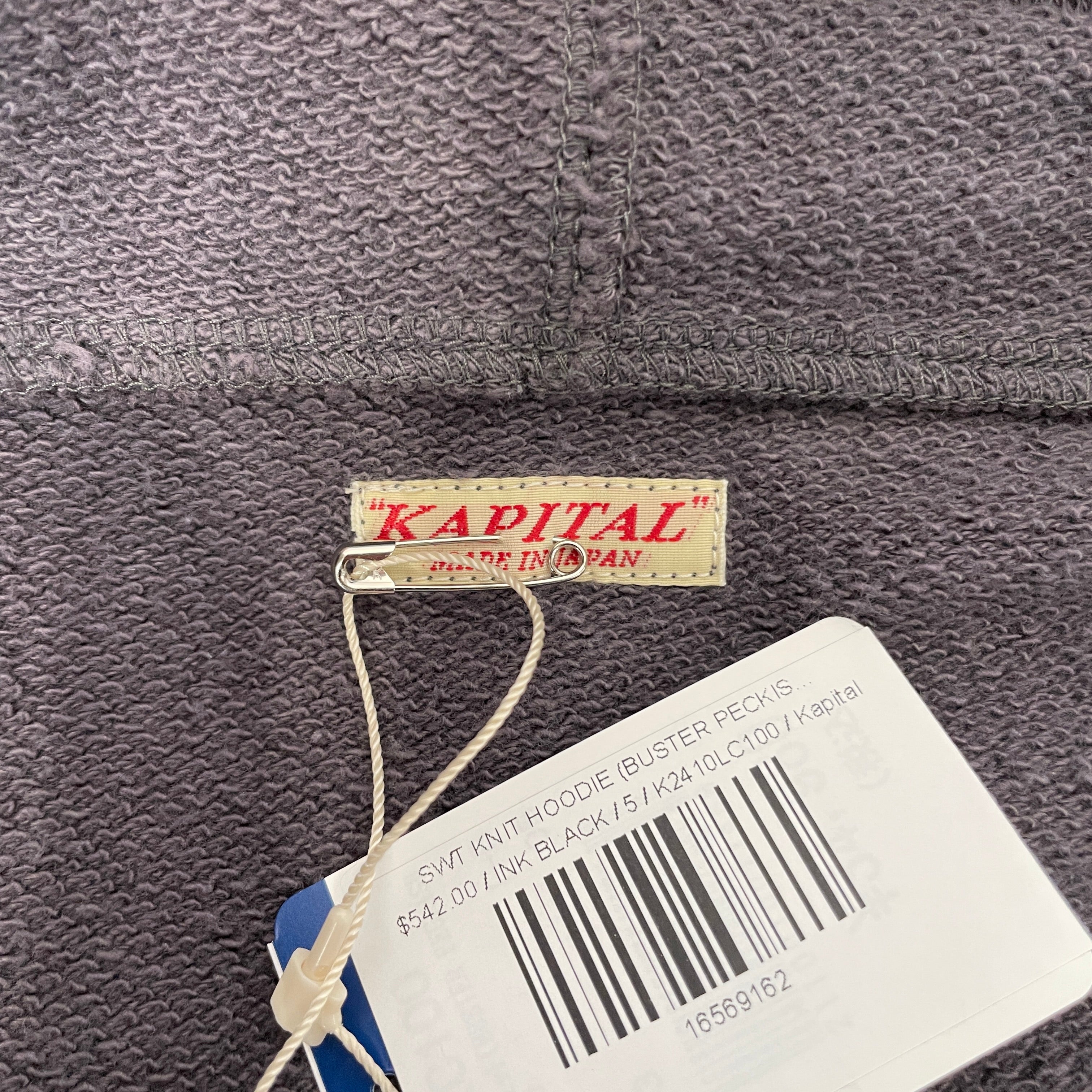 KAPITAL/Hoodie/5/Cotton/GRY/ view 3