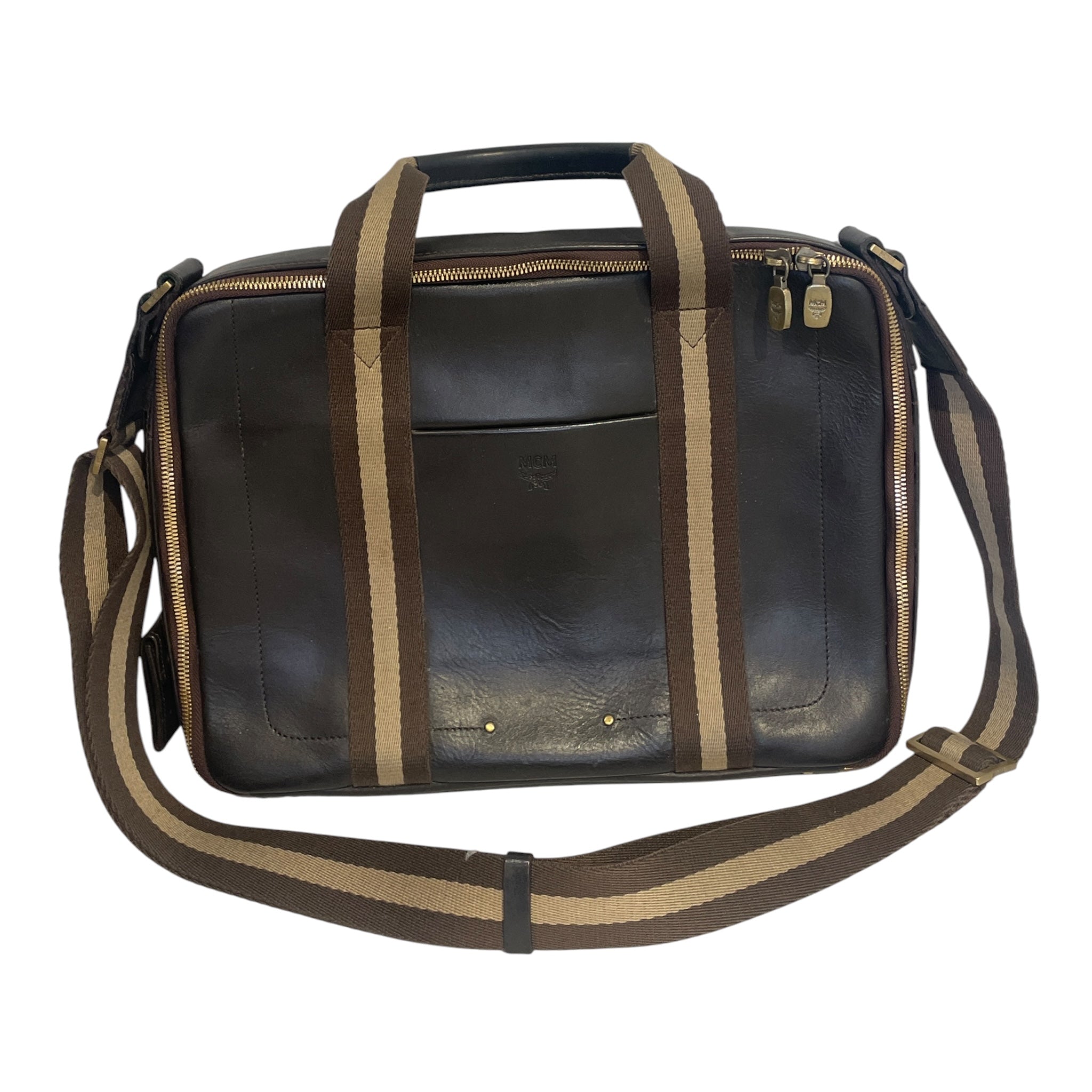 MCM/Cross Body Bag/Leather/BRW/ view 1