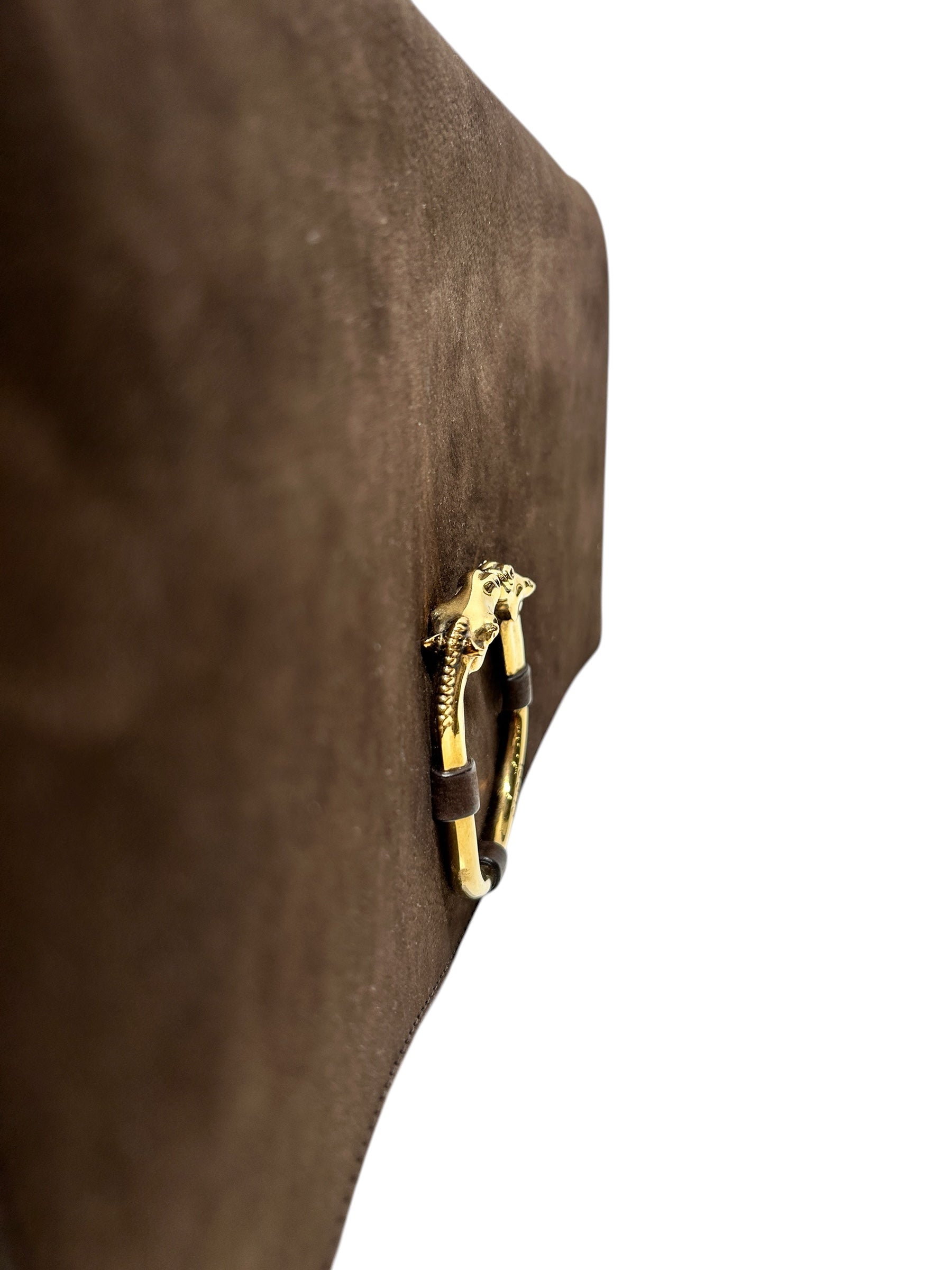 GUCCI/Clutch Bag/Leather/BRW/RIBOT HORSE HEAD CLUTCH view 6