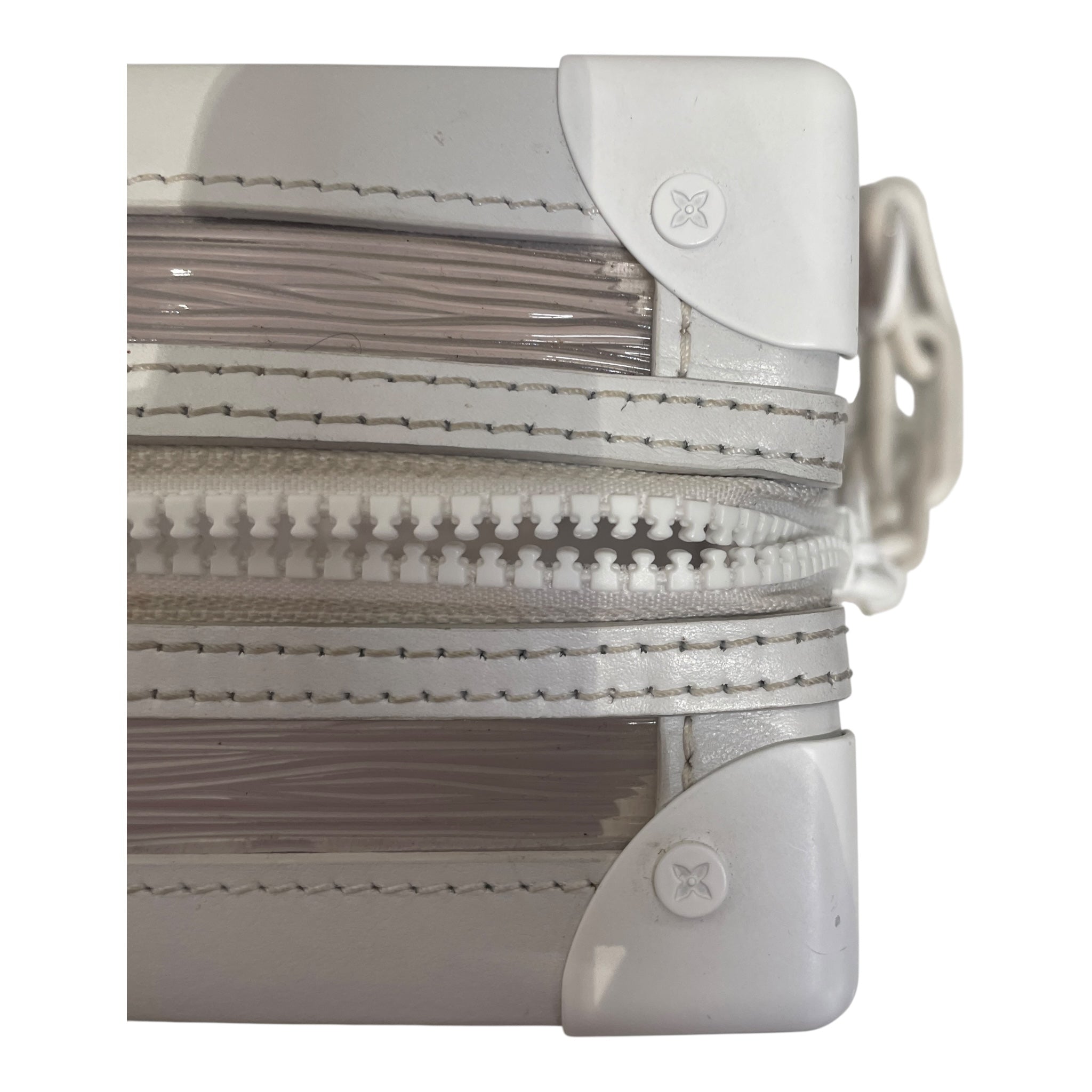 LOUIS VUITTON/Cross Body Bag/Leather/WHT/EPI SEE THROUGH BAG view 5